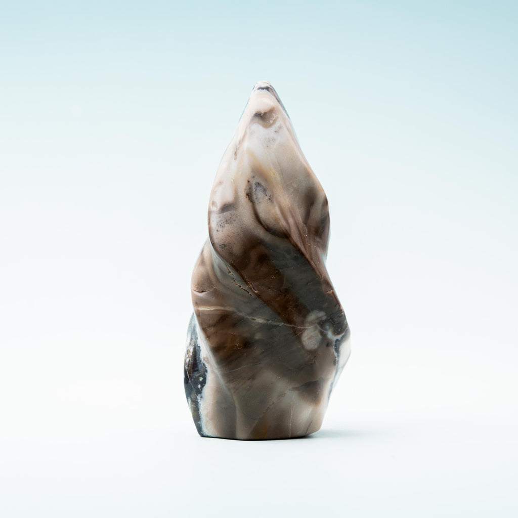 Volcanic Agate Flame - 214g/11.5cm (G)