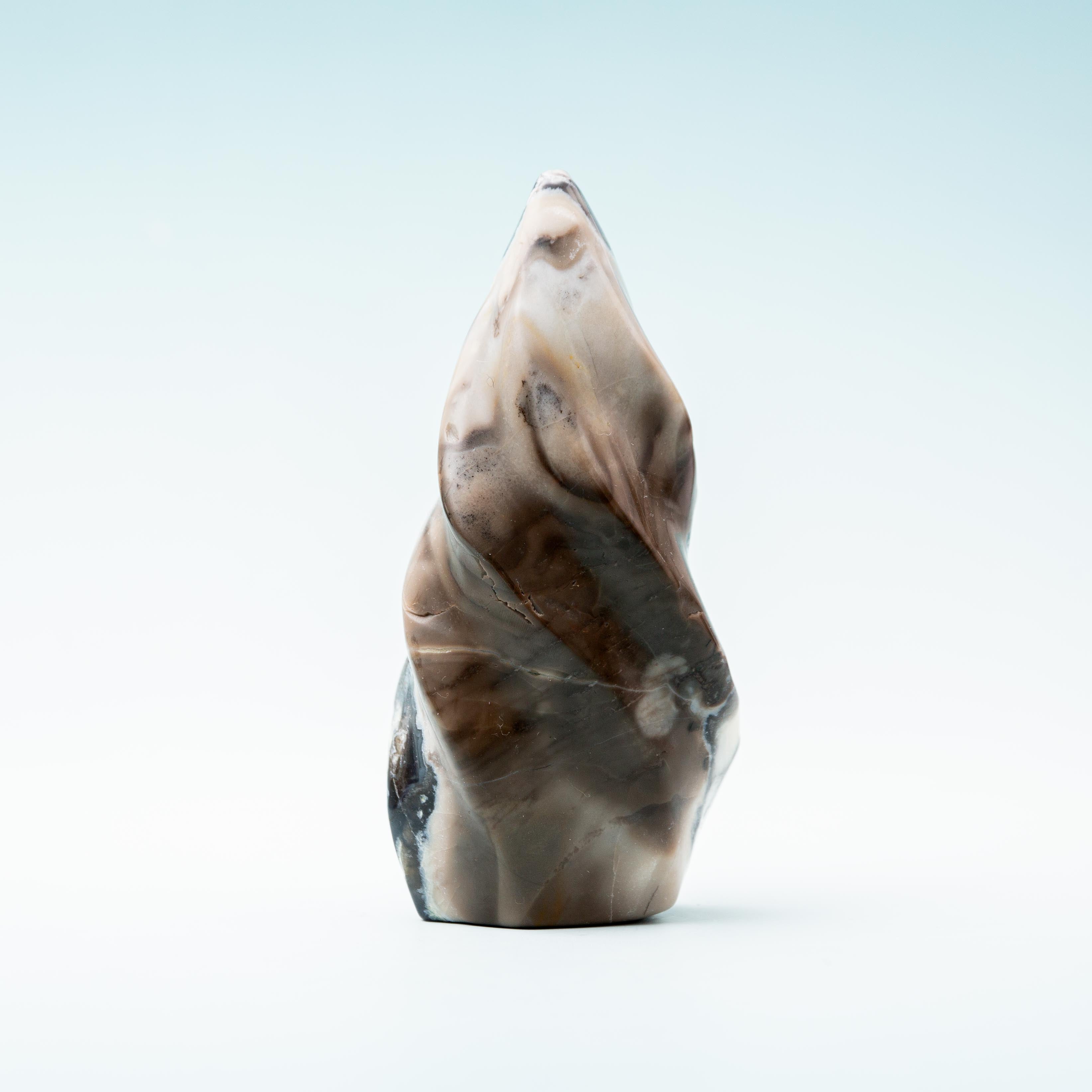 Volcanic Agate Flame - 214g/11.5cm (G)