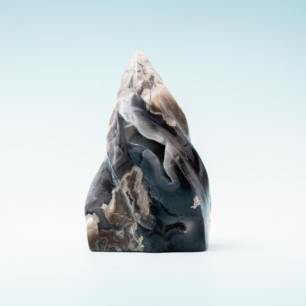 Volcanic Agate Flame - 517g/12cm (H)