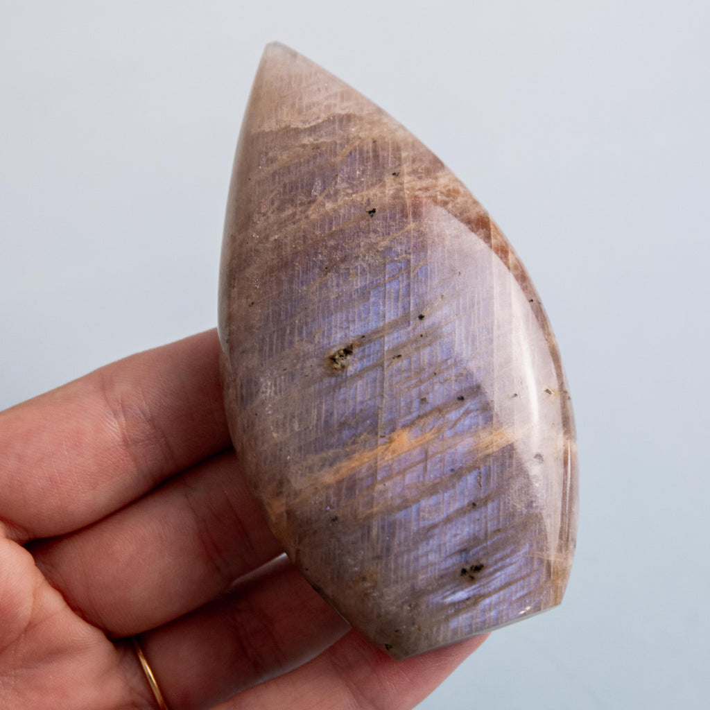 Blue Moonstone Deco - 106g/8.5cm (A)