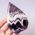 Chevron Amethyst Deco - 122g/9cm (A)