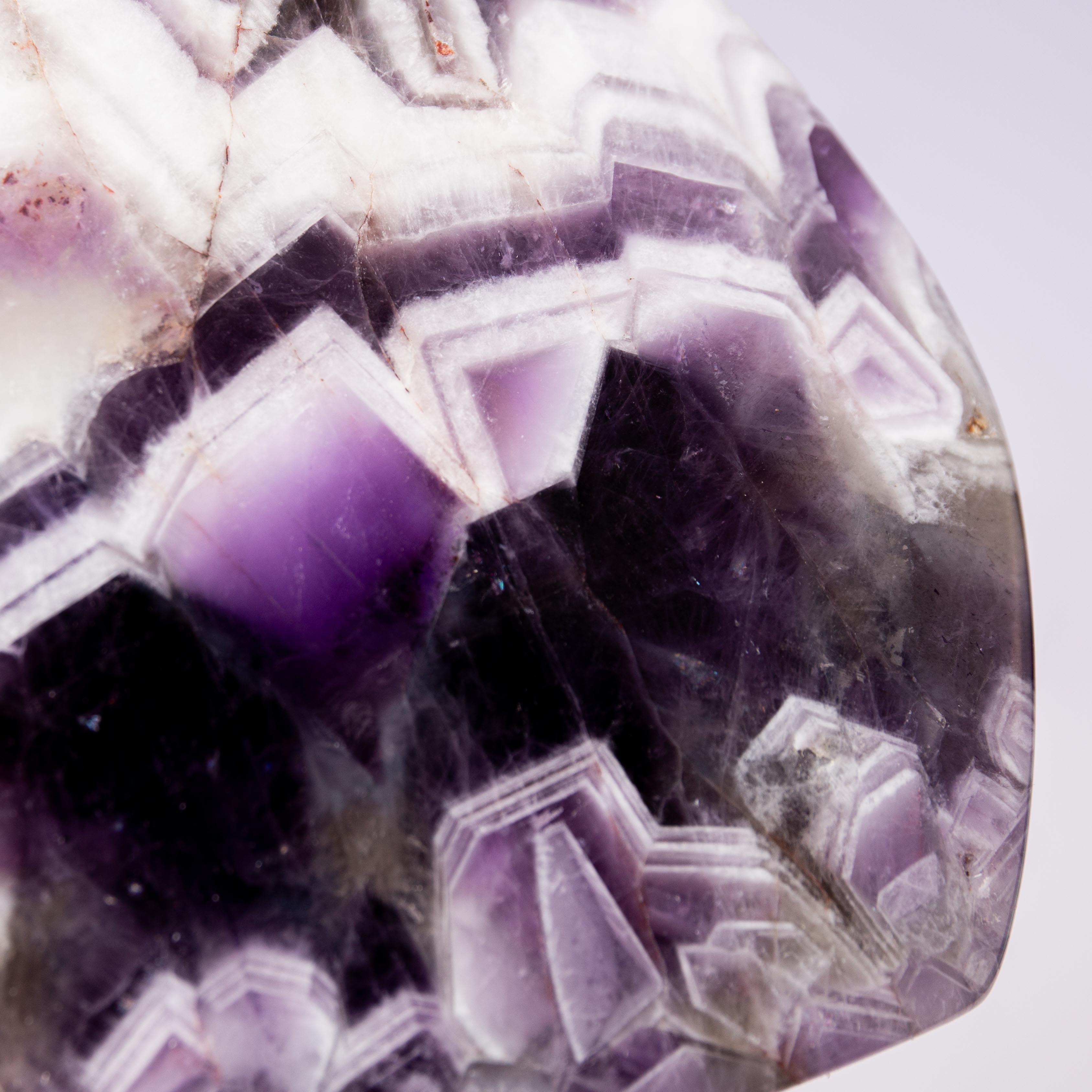 Chevron Amethyst Deco - 122g/9cm (A)