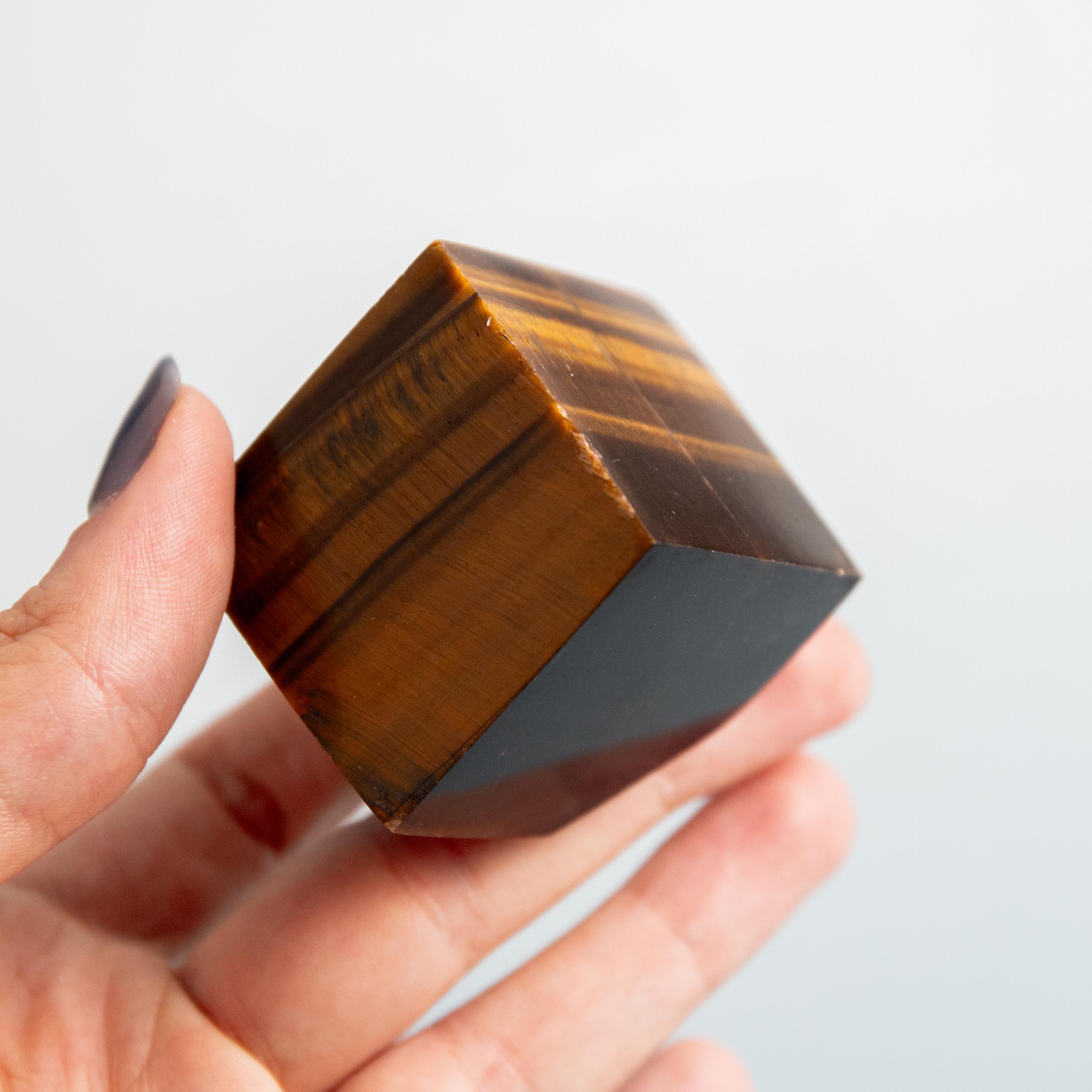 Tiger’s Eye Cube - 3.5*3.5cm (B)