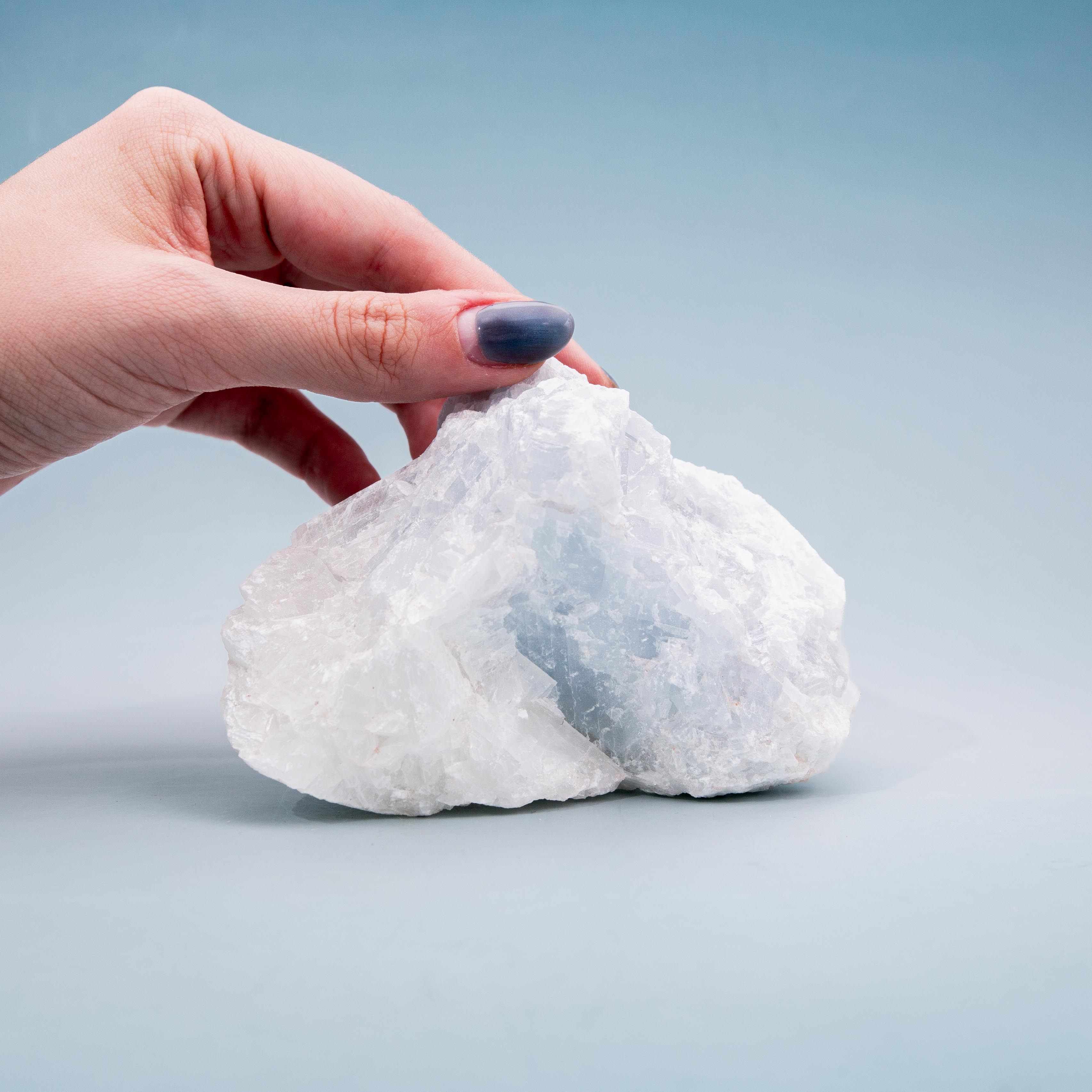Blue Calcite - 503g/10cm (A)