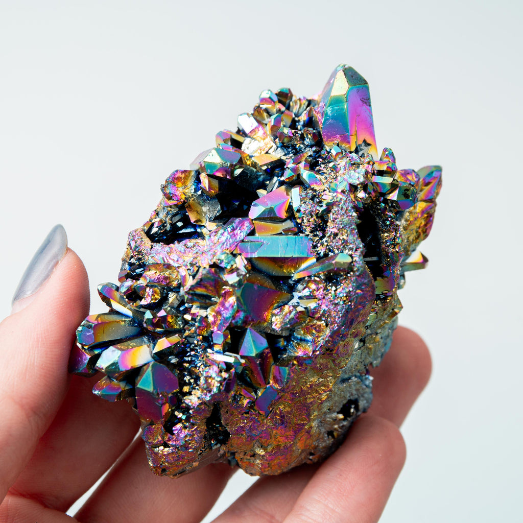 Titanium Aura Quartz - 94g/6cm (C)