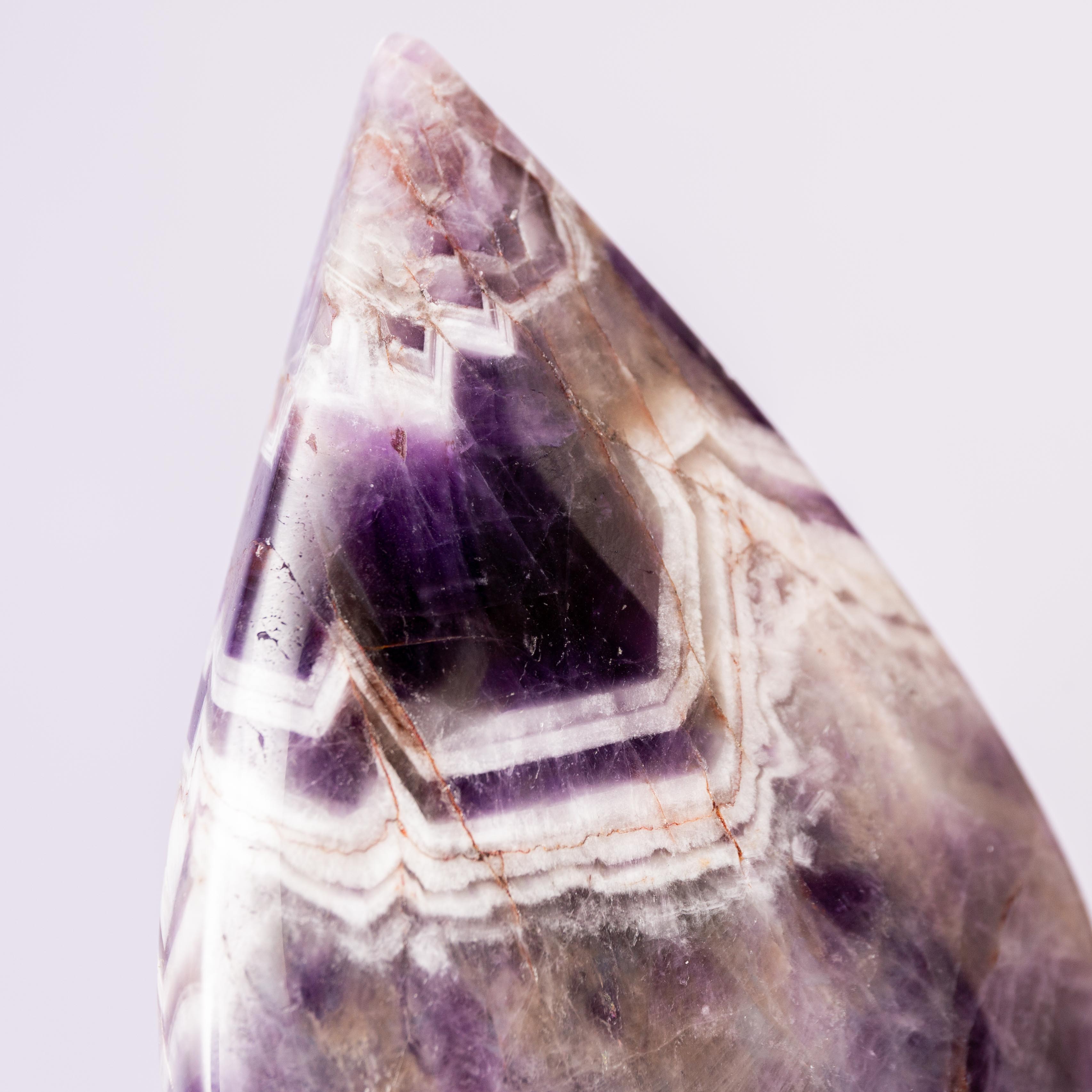 Chevron Amethyst Deco - 91g/8.5cm (A)