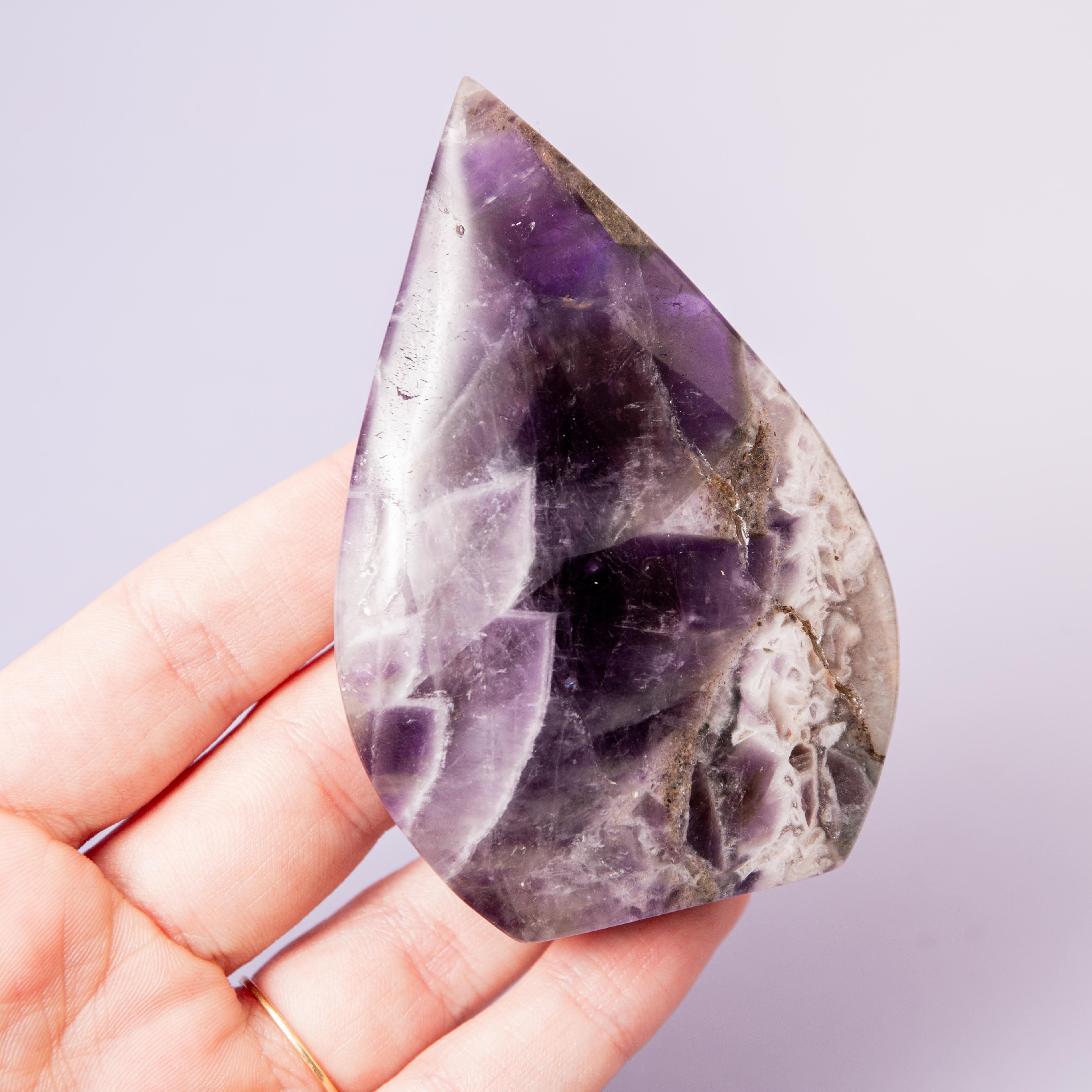 Chevron Amethyst Deco - 81g/8cm (B)