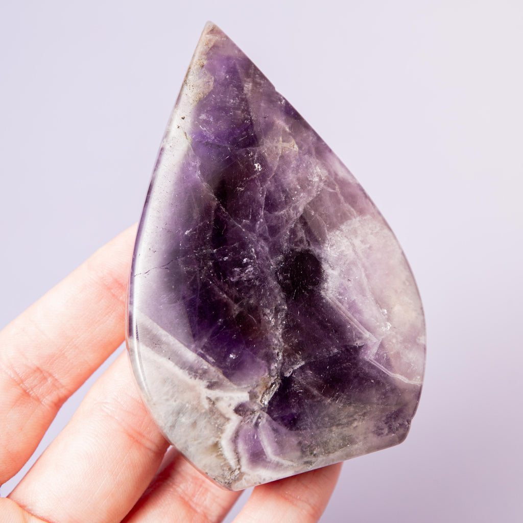 Chevron Amethyst Deco - 81g/8cm (B)