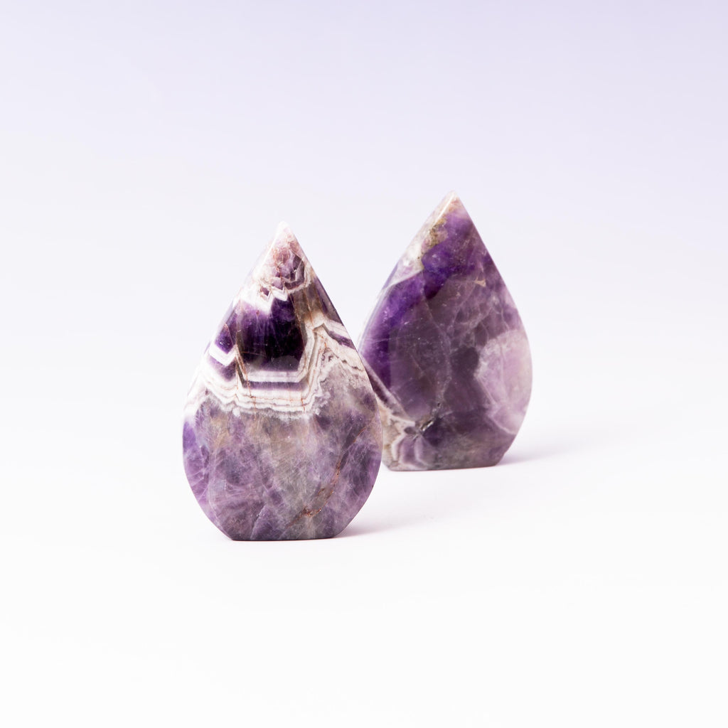 Chevron Amethyst Deco - 91g/8.5cm (A)