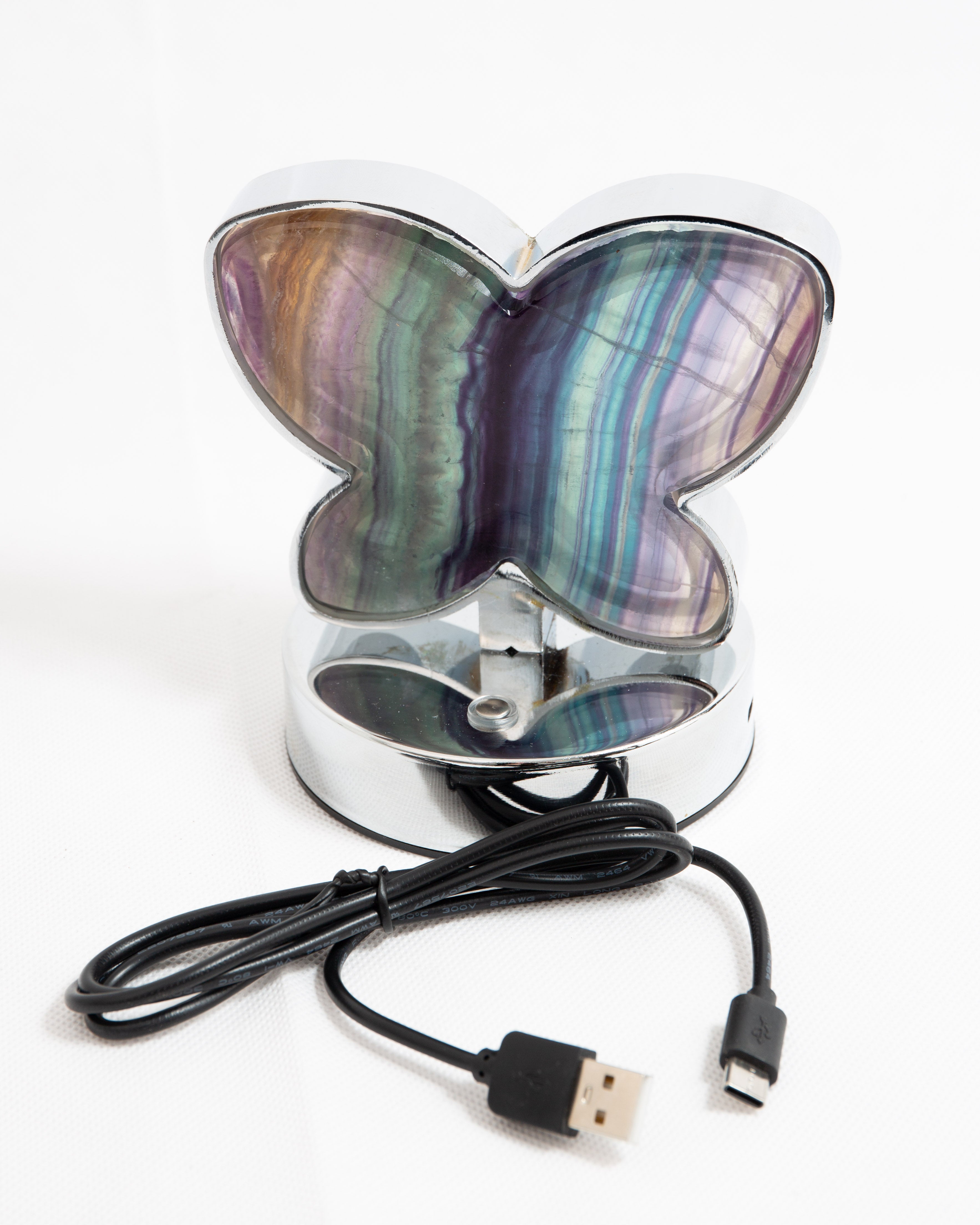 Fluorit Pillangó Lámpa