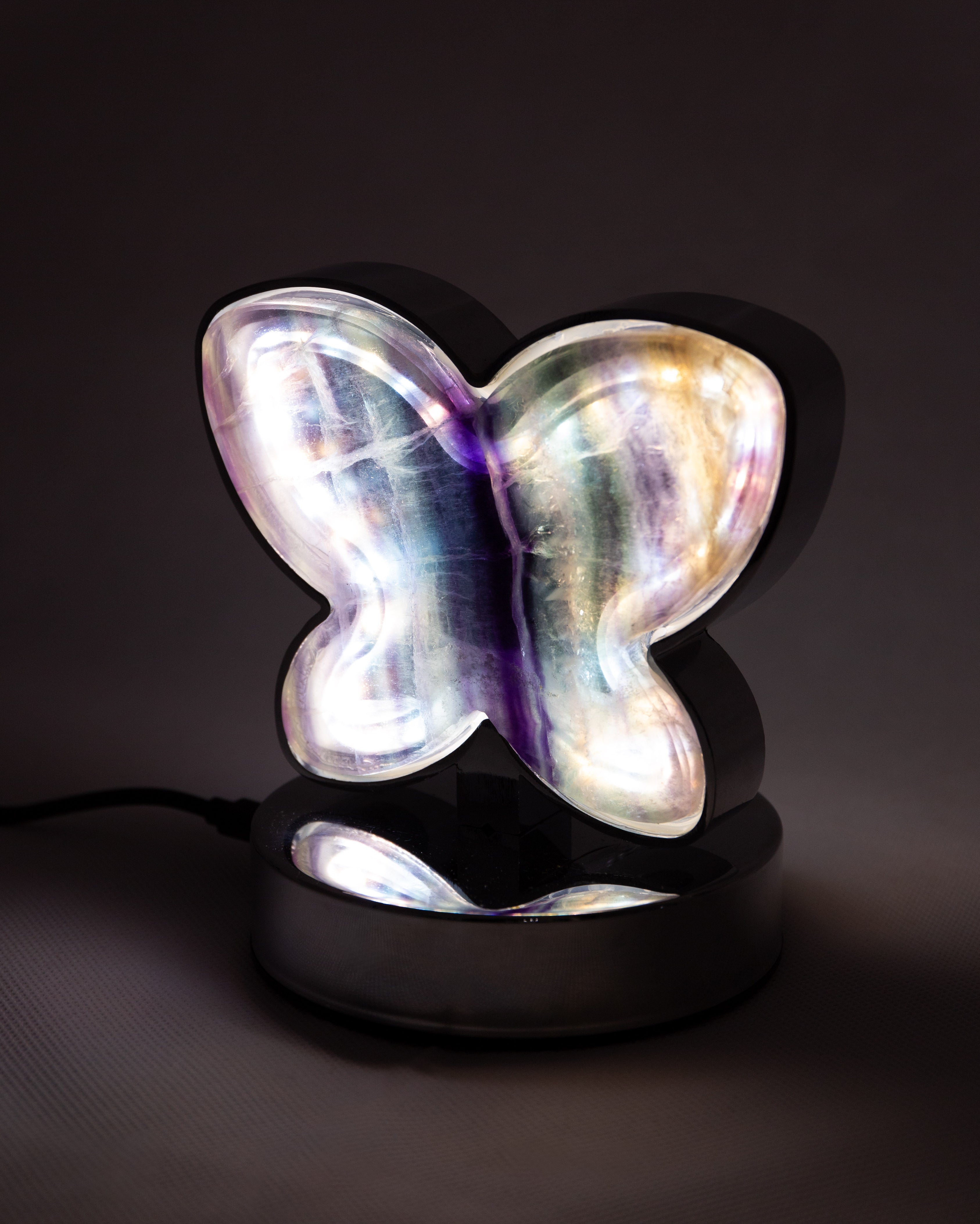 Fluorit Pillangó Lámpa