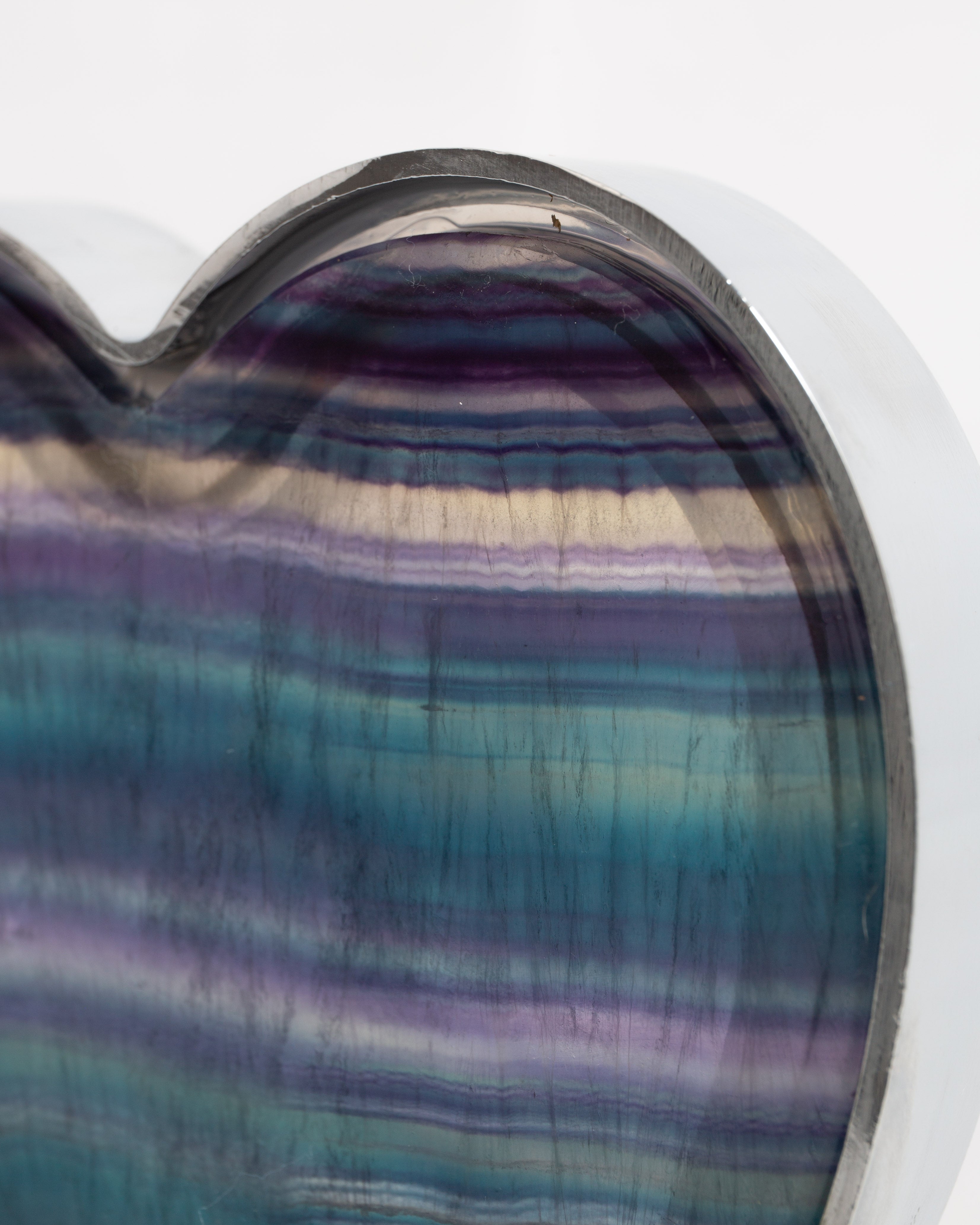 Fluorit Szív Lámpa