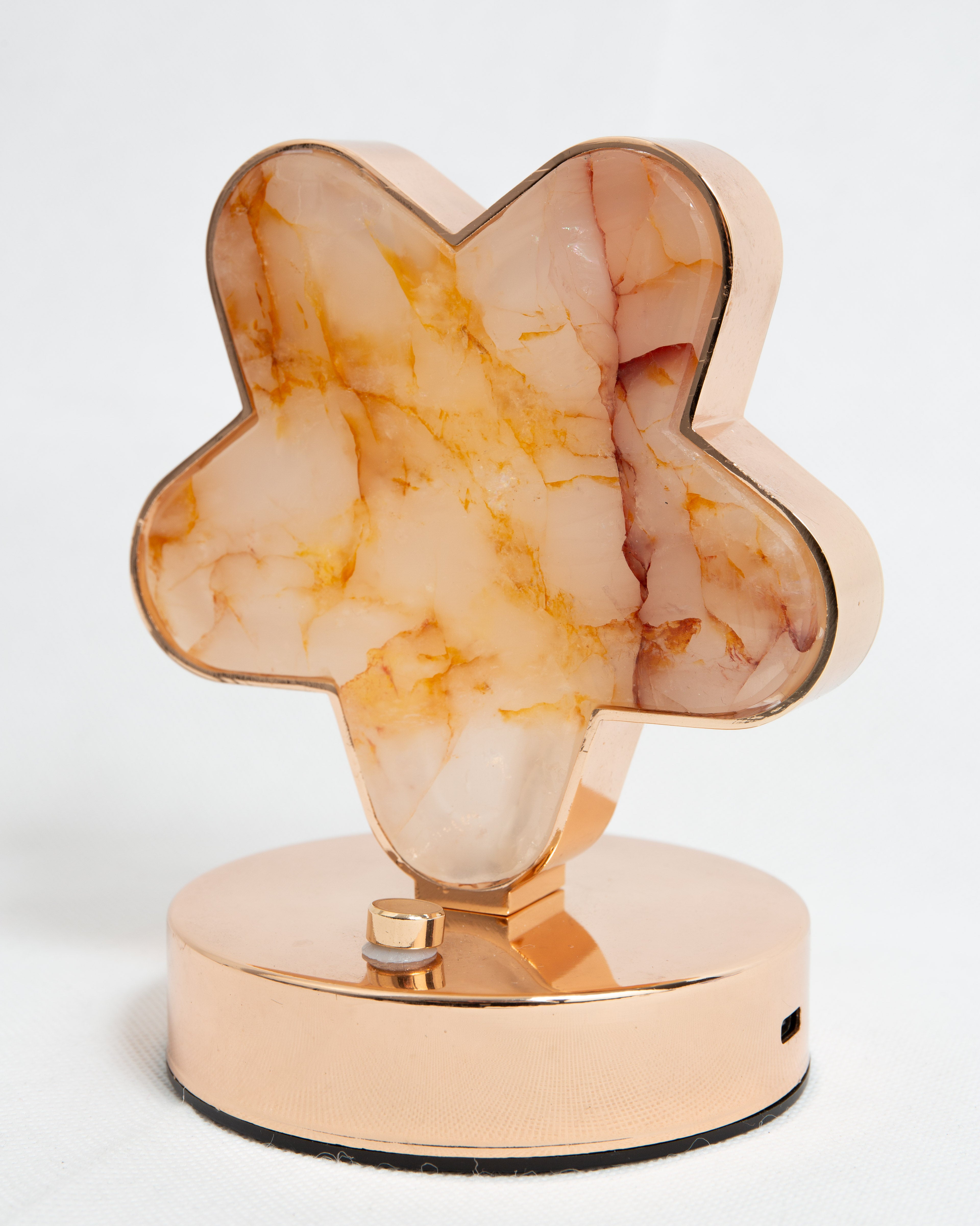 Golden Healer Csillag Lámpa (Hematoid Kvarc)