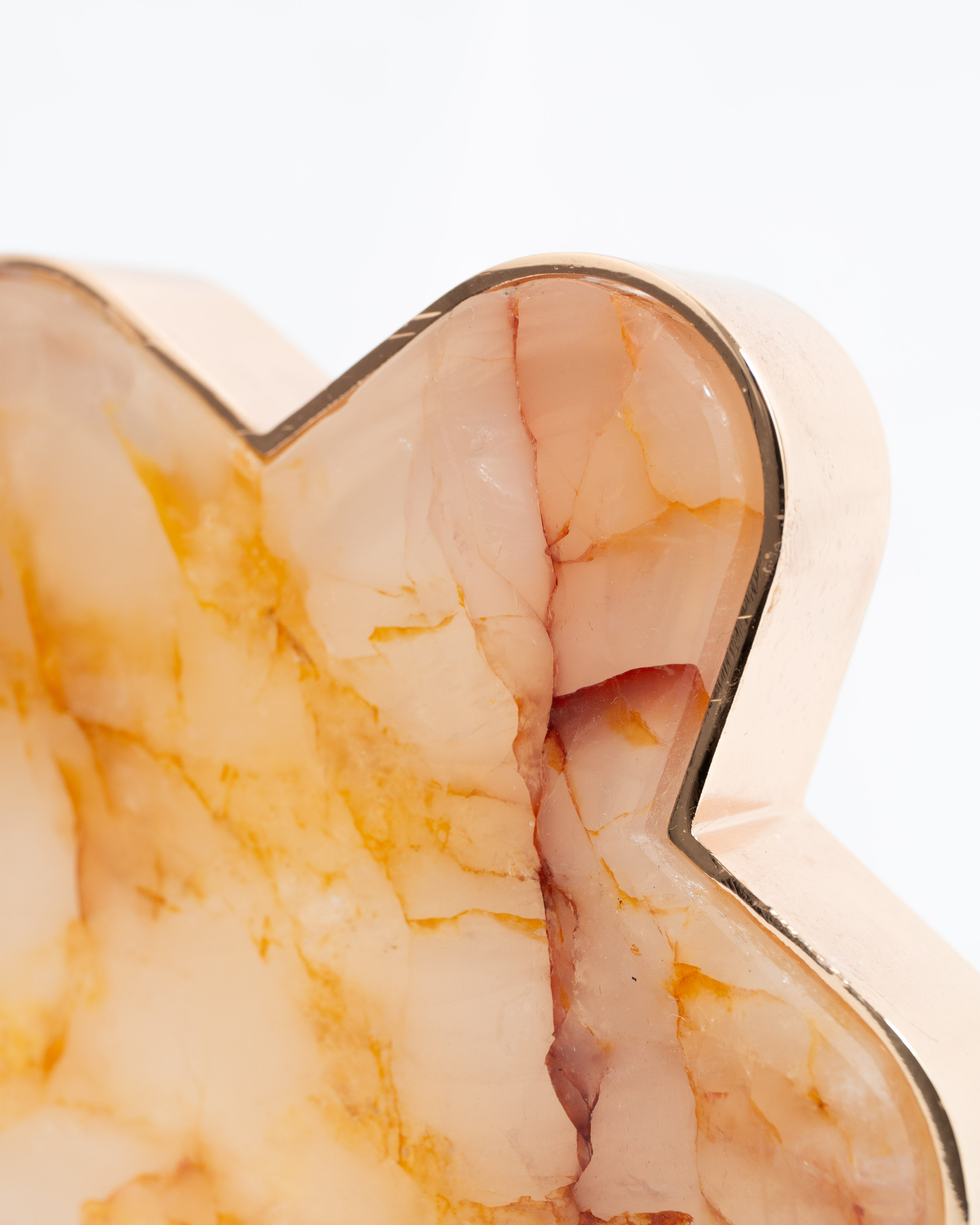 Golden Healer Csillag Lámpa (Hematoid Kvarc)