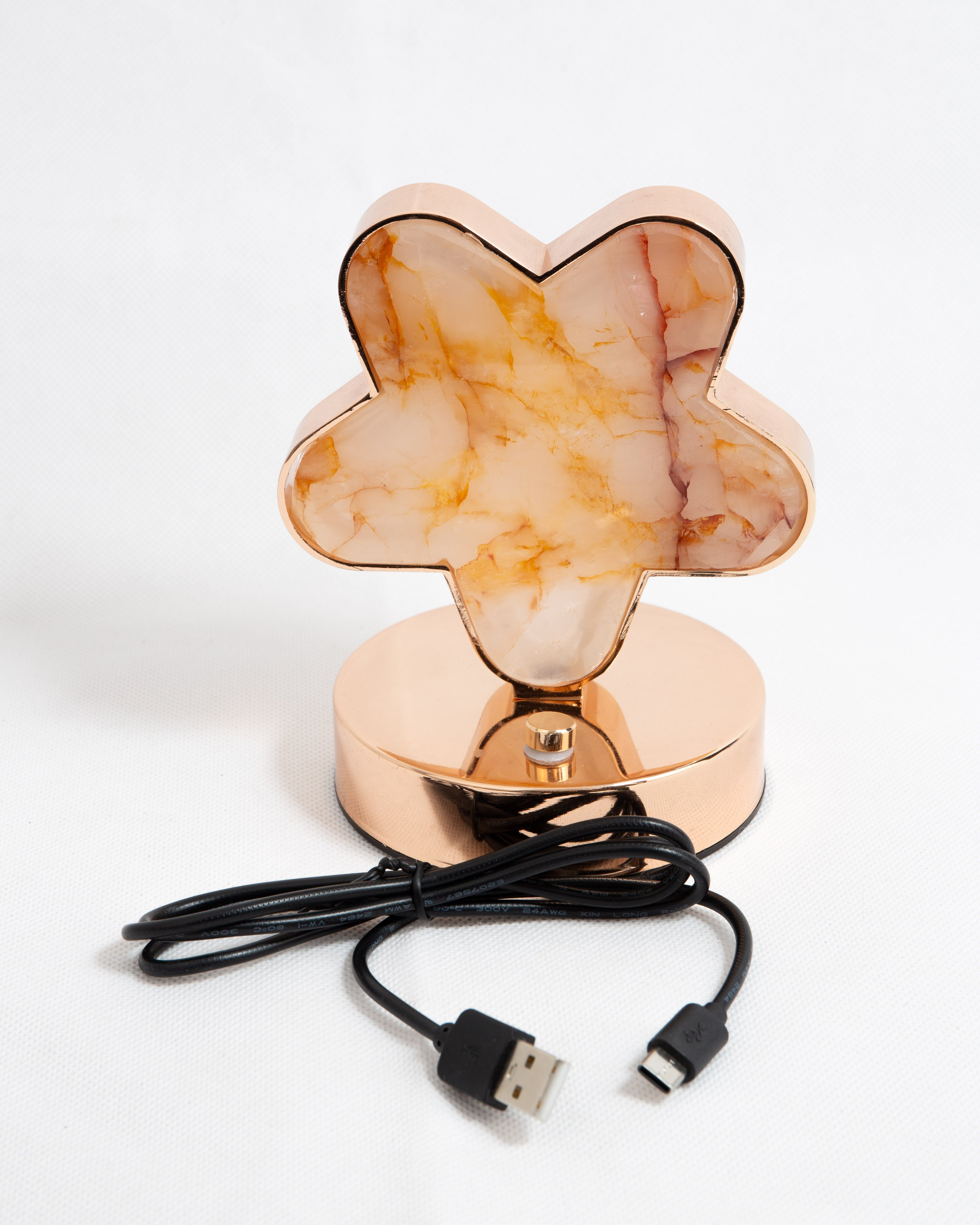 Golden Healer Csillag Lámpa (Hematoid Kvarc)