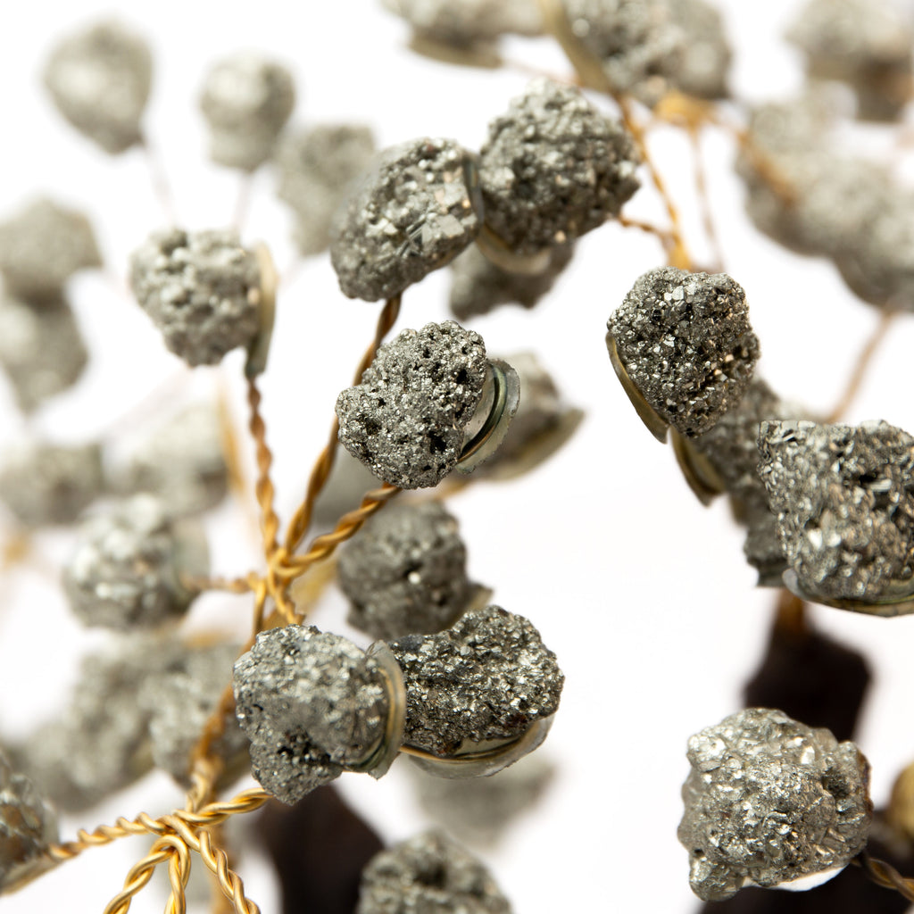 Pirit Turmalin Kristályfa - Brazíliából