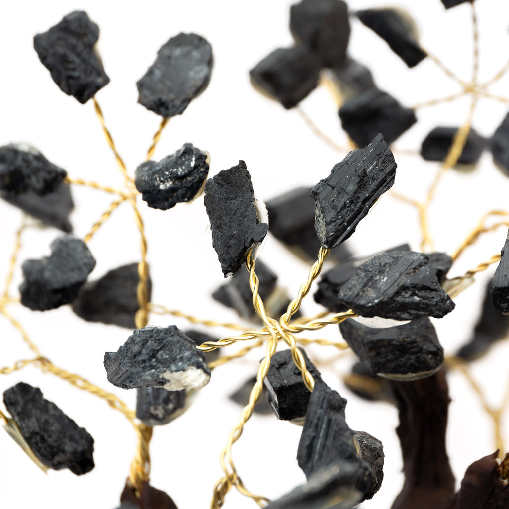 Ametiszt-Fekete Turmalin Kristályfa - Brazíliából