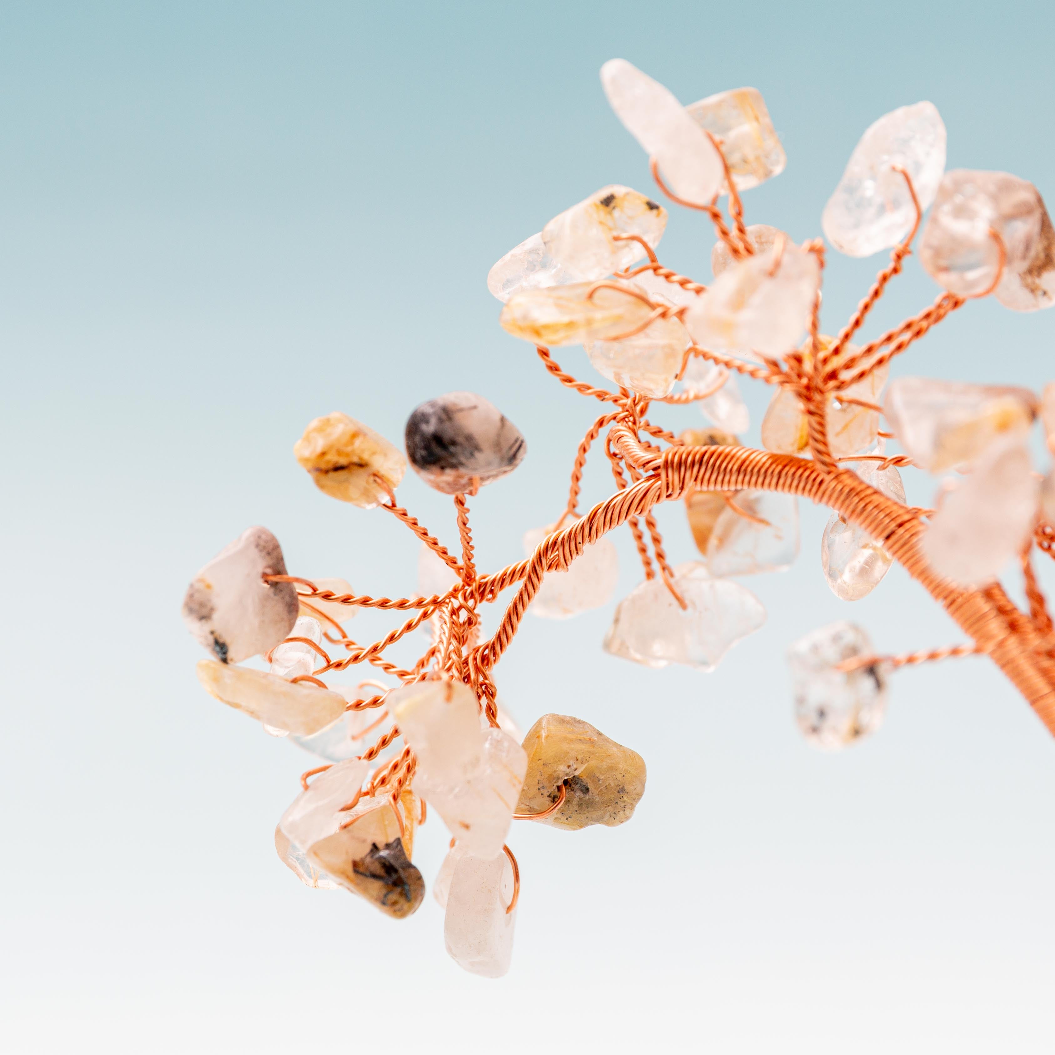 Golden Rutilated Quartz Crystal Tree - 7cm
