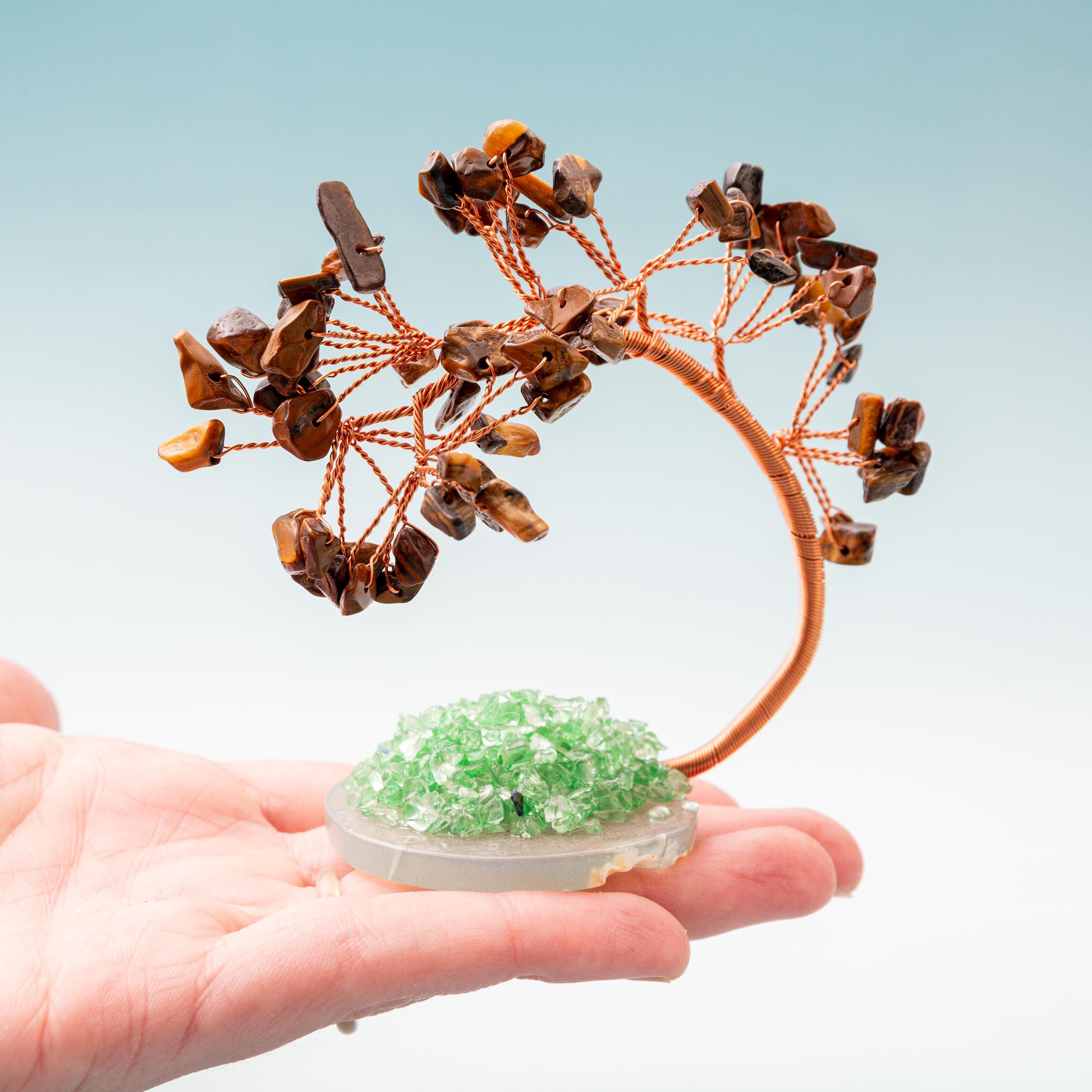 Tiger Eye Crystal Tree - 7cm