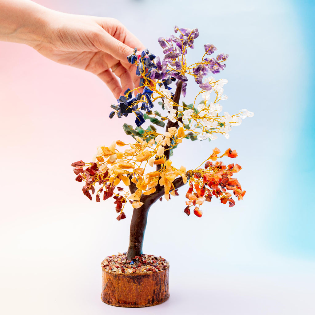 7 Chakra Crystal Tree - 23cm