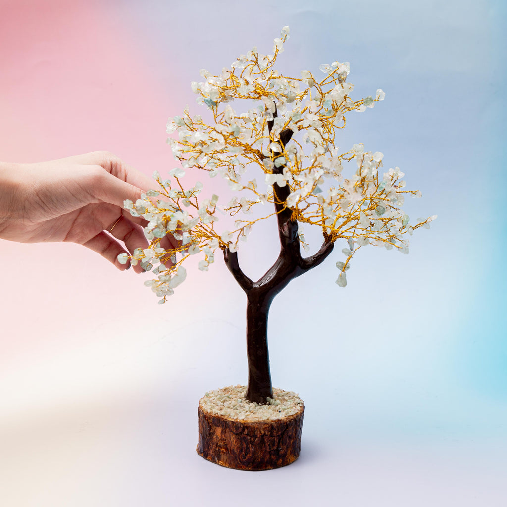 Aquarmarine Crystal Tree - 23cm