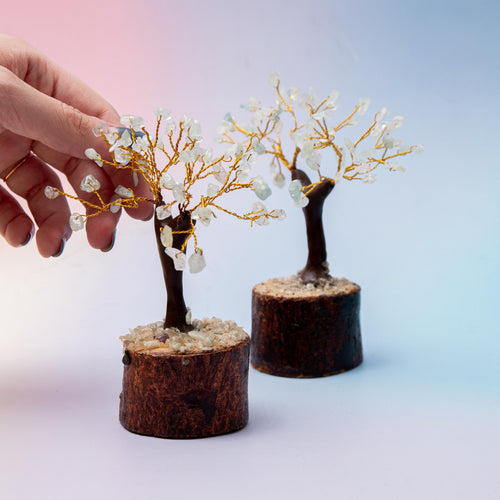 Aquamarine Crystal Tree - 10cm