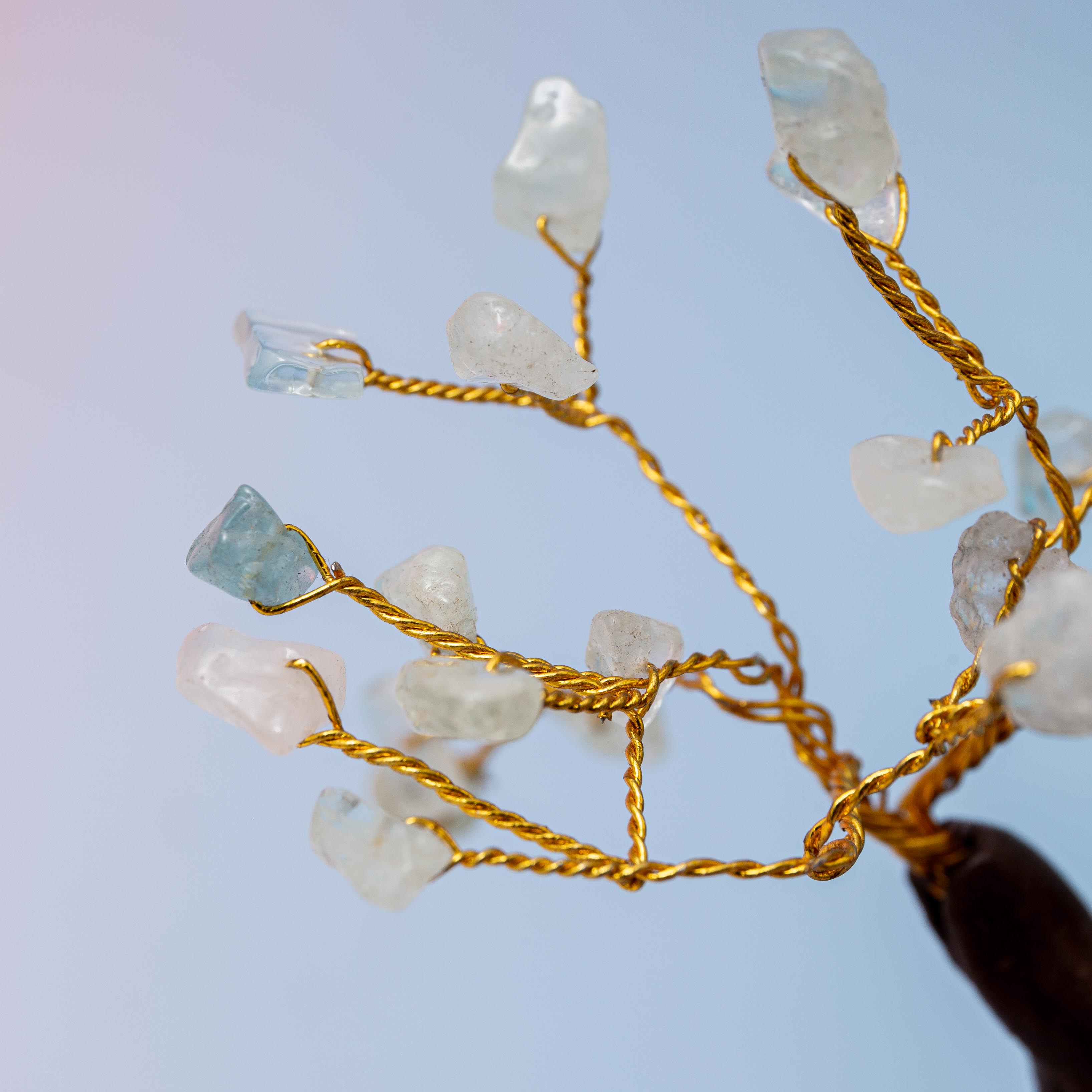 Aquamarine Crystal Tree - 10cm