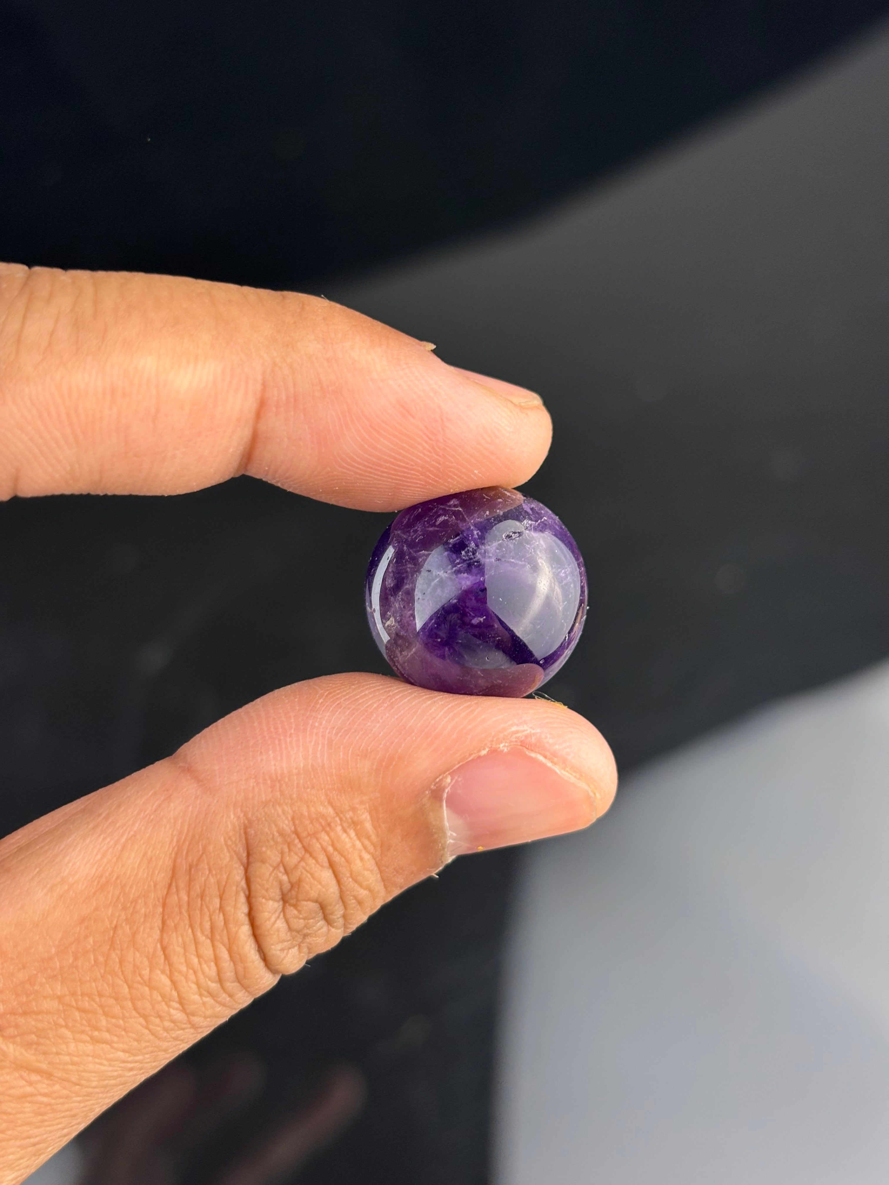 Ametiszt Mini gömb (1.5cm) 1Db
