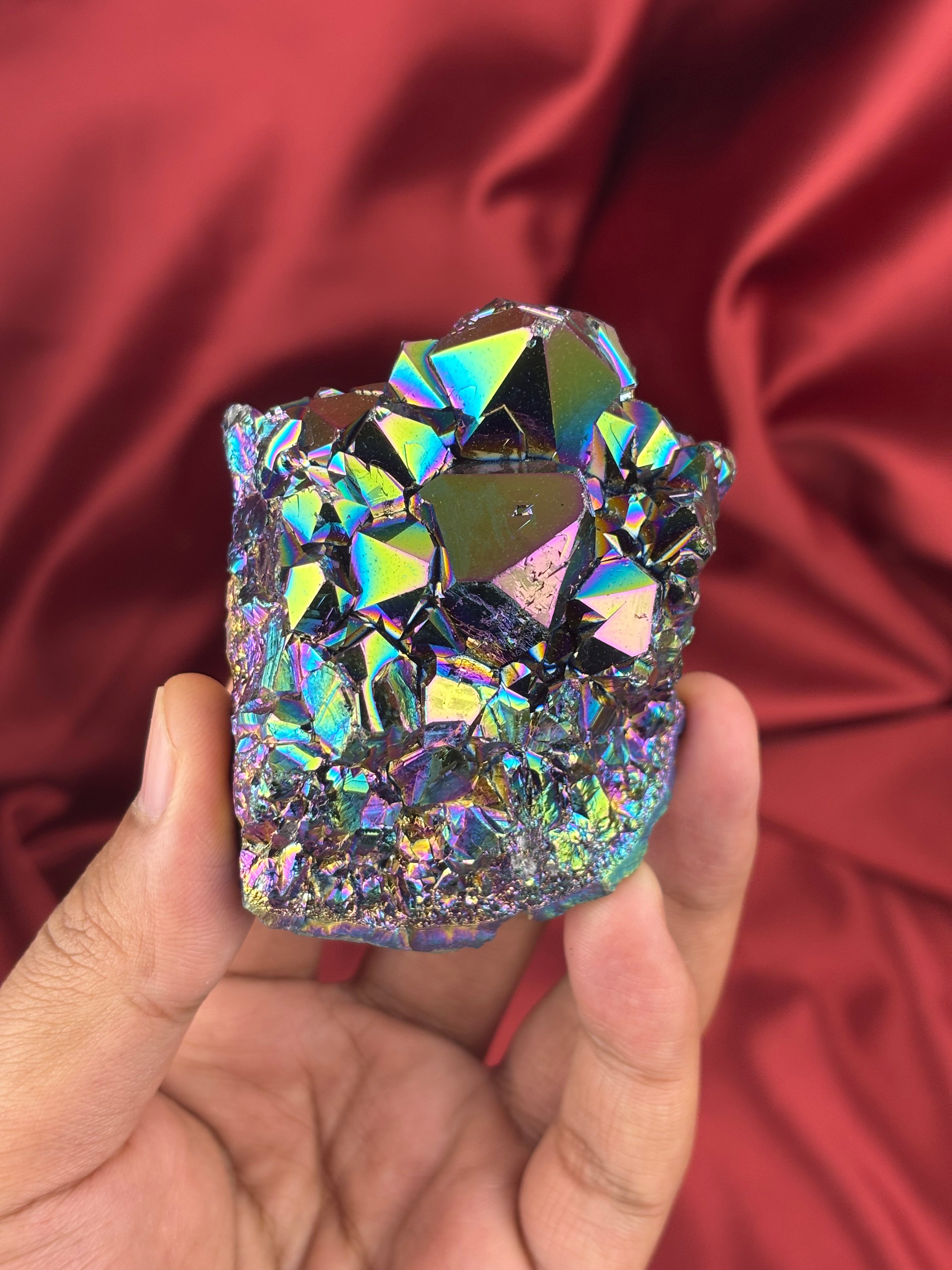 Titanium aura kvarc T07-(140g): 4200ft