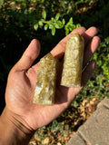 Golden Mica / Arany Mica Torony (9-10cm)