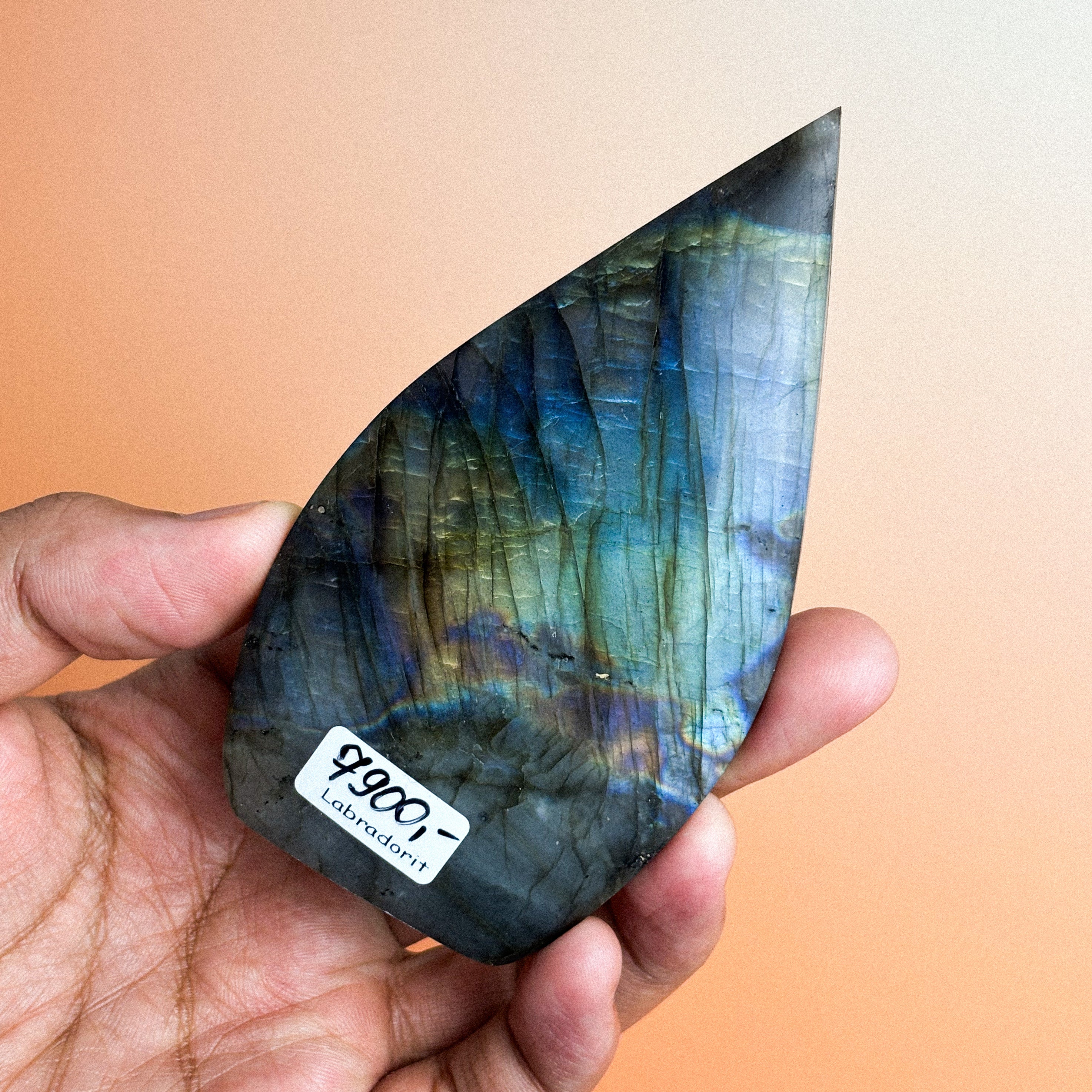 Labradorit Matt - 10,5 cm/137 g