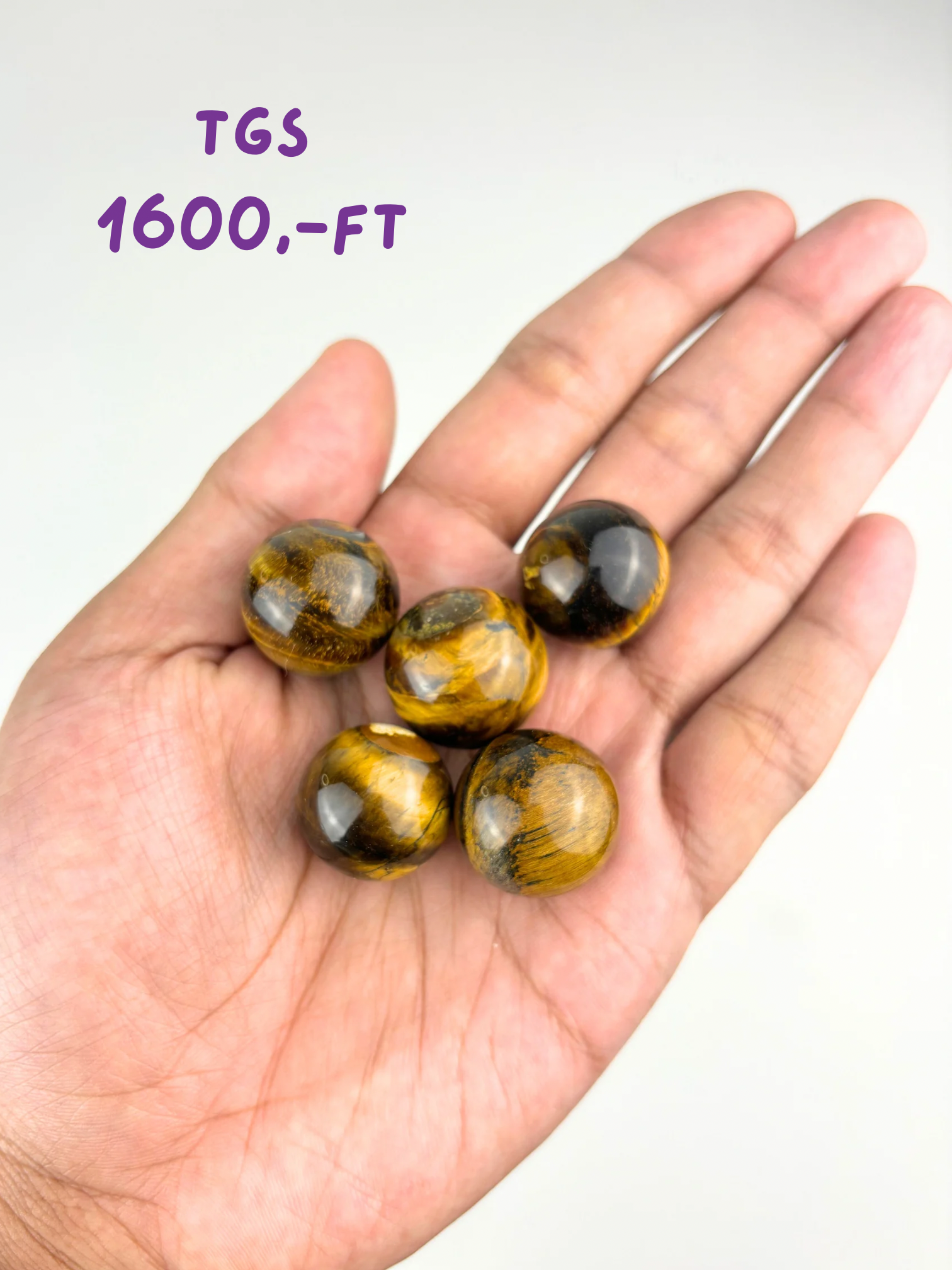 Tiger Eye Mini Sphere 2cm / 1pc S