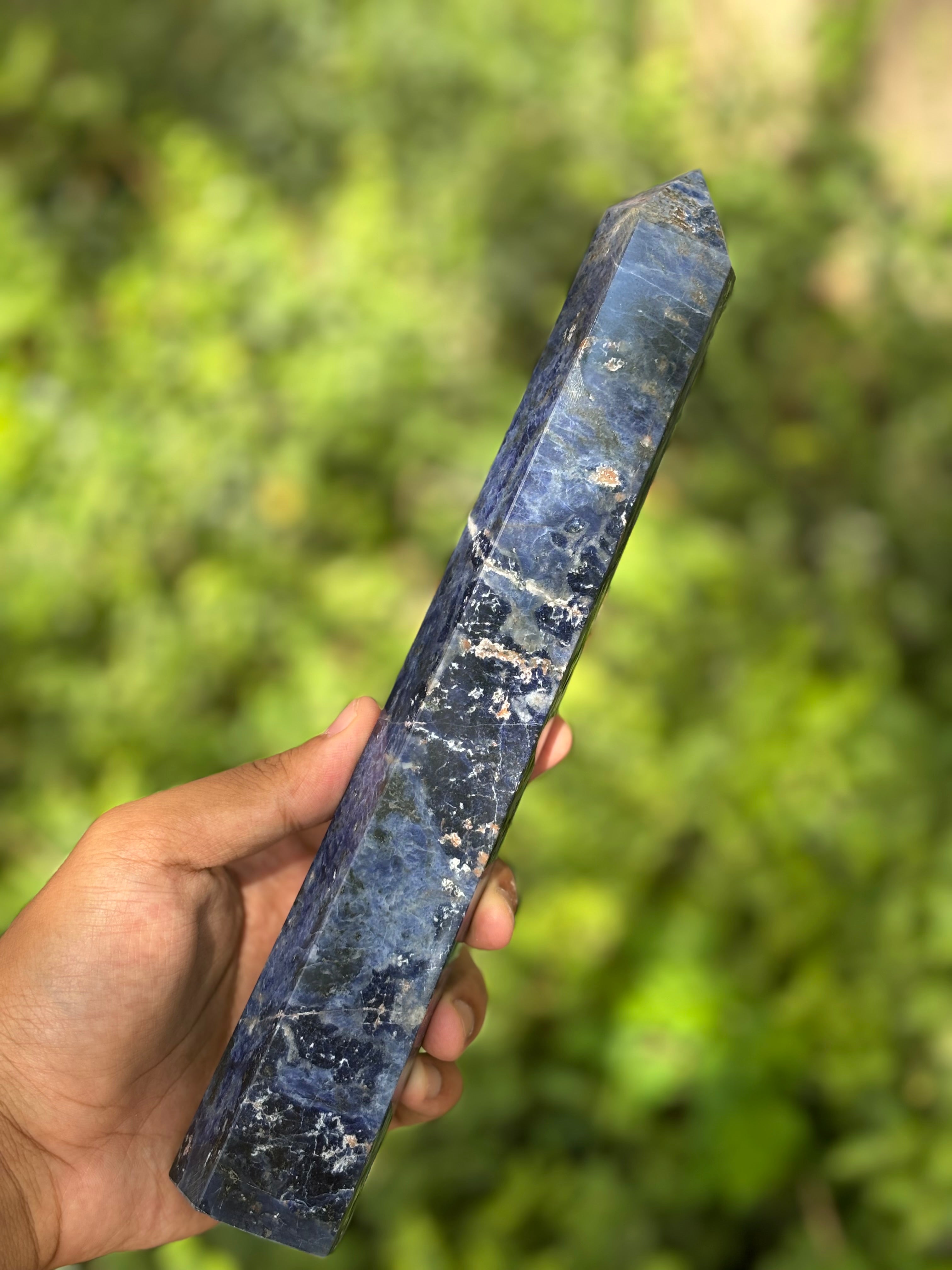 Sodalite Point / Sodalite Torony (23-24cm)