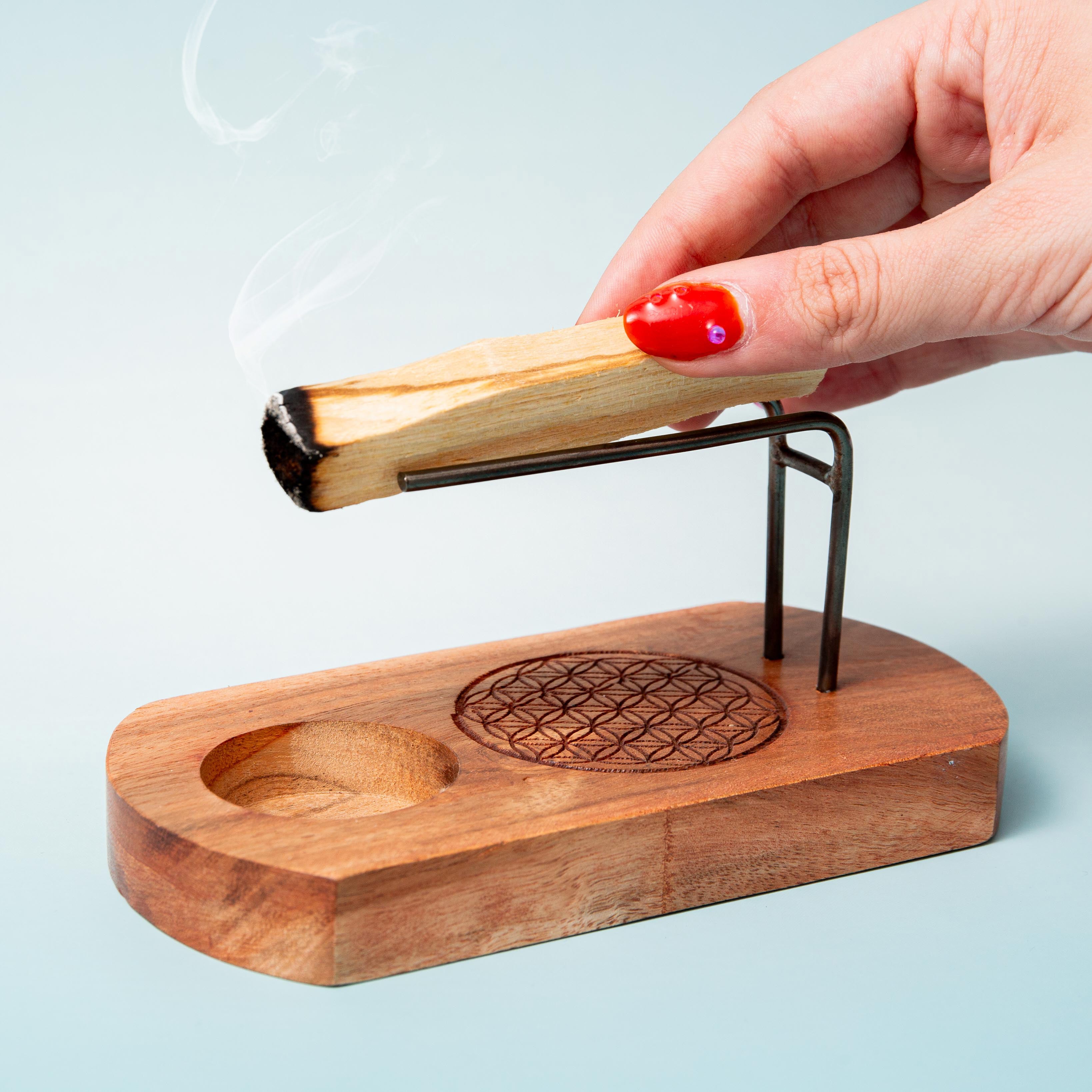 Palo Santo Stick Holder – Flower of Life
