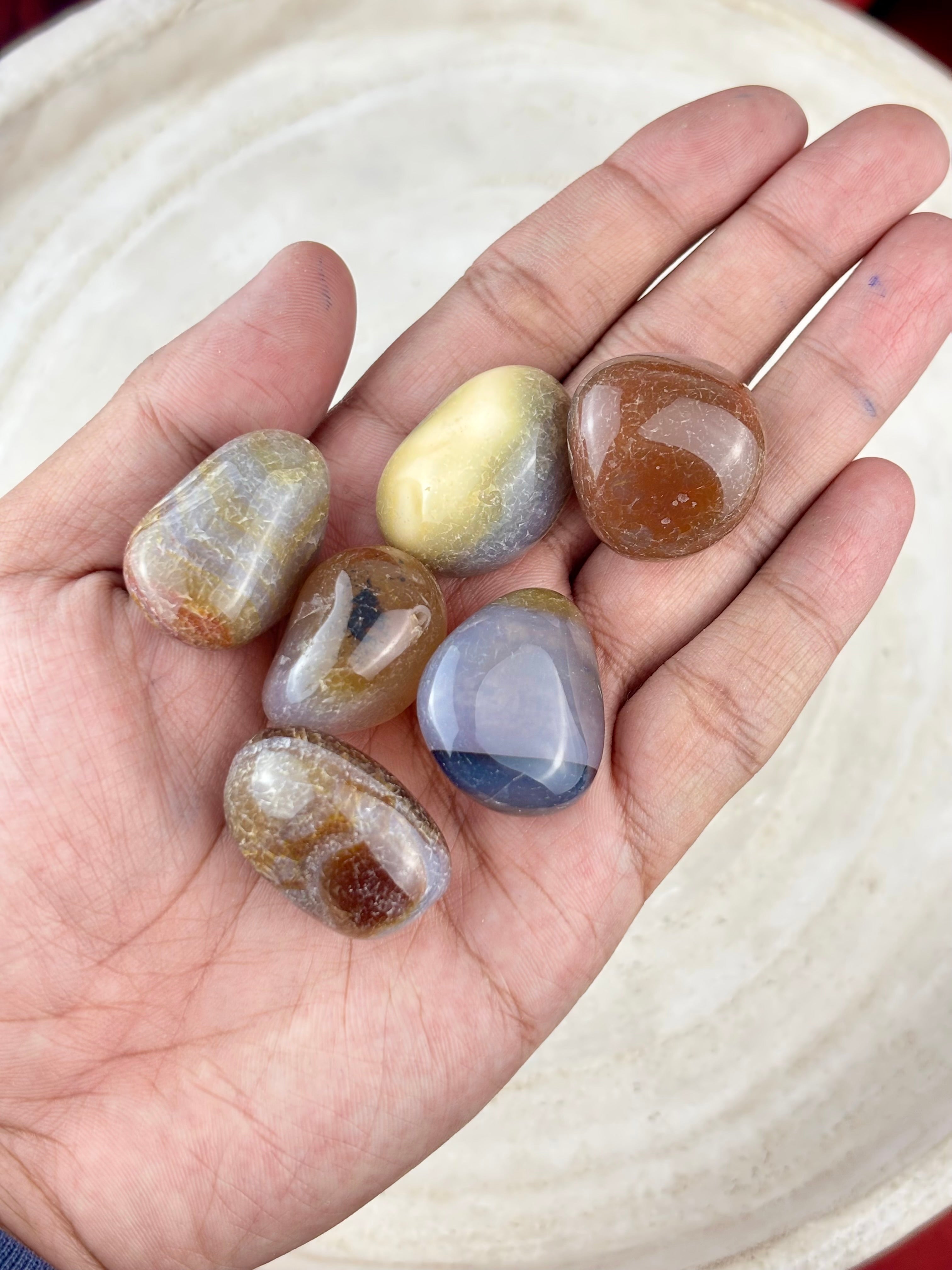 Natúr Achát Marokkö 1Db