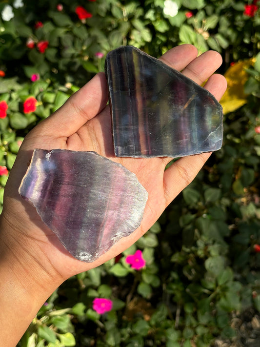 Fluorite Slab / Fluorit Lap 💎