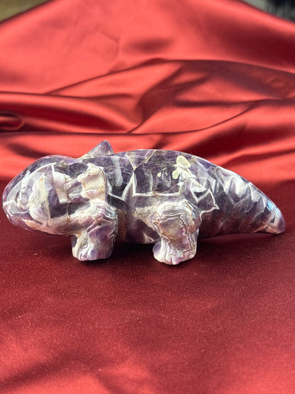 Chevron amethyst salamander/Chevron ametiszt szalamandra 🦎(600g)