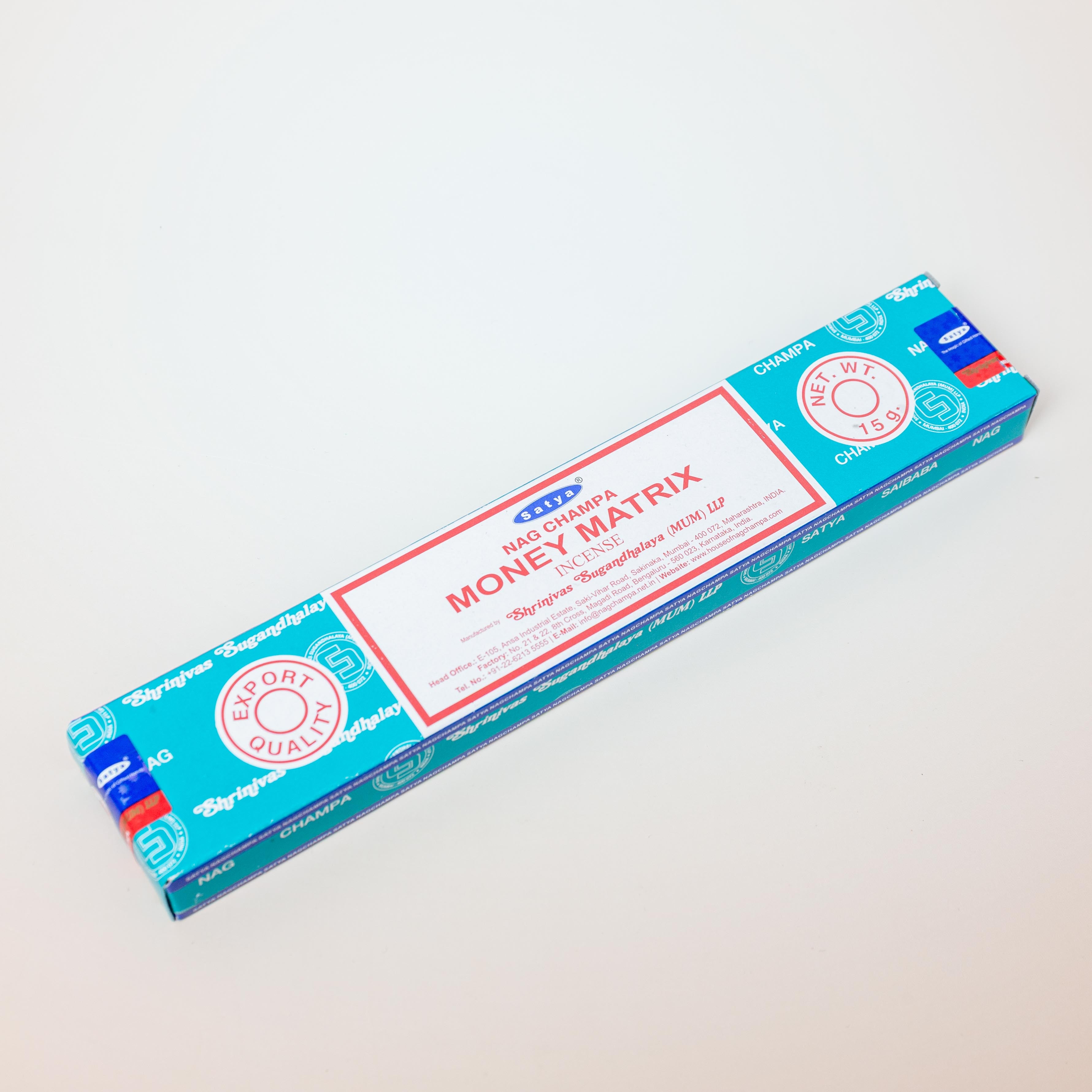 Satya - Nag Champa Money Matrix