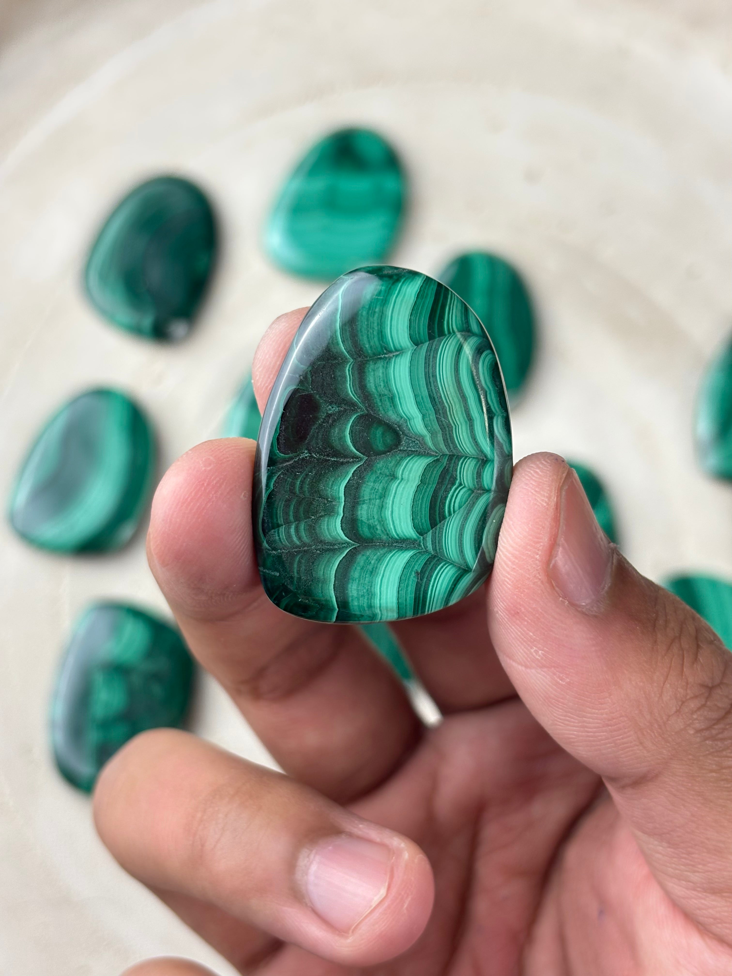 Malachite Lapos (13-16g)