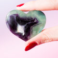 Fluorite Heart 5.5cm -H3B