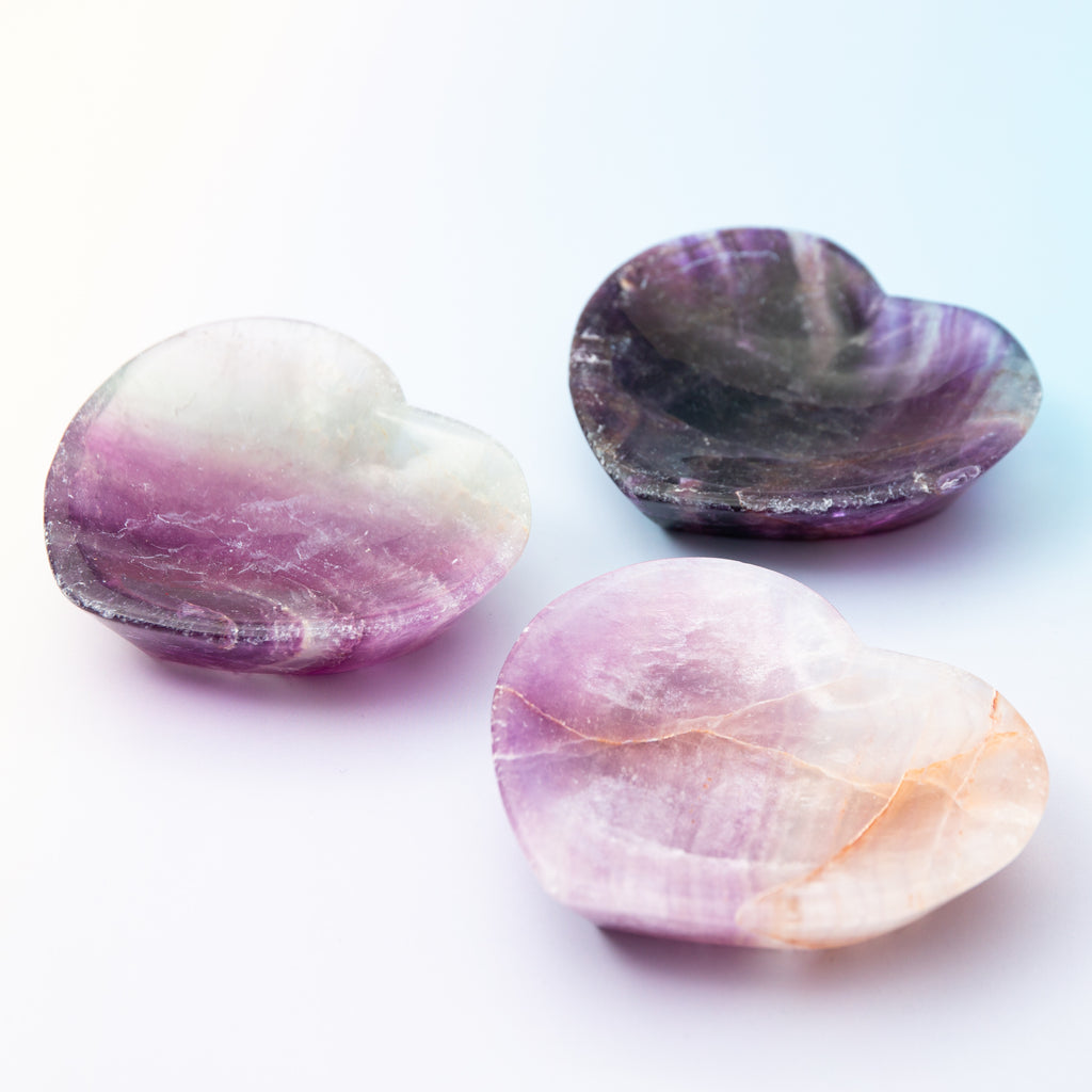 Fluorite Heart - 8cm / H18A