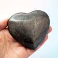 SIlver Obsidian Heart - 8cm/221g