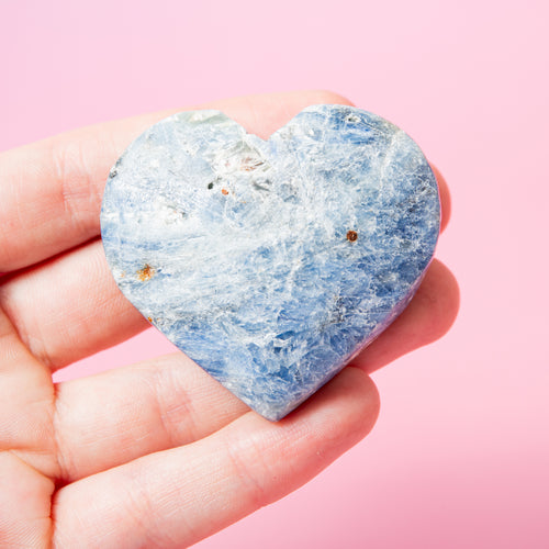 Blue Kyanite Heart - 5cm/82g