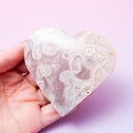 Pink Amethyst Heart - 7.5cm/198g