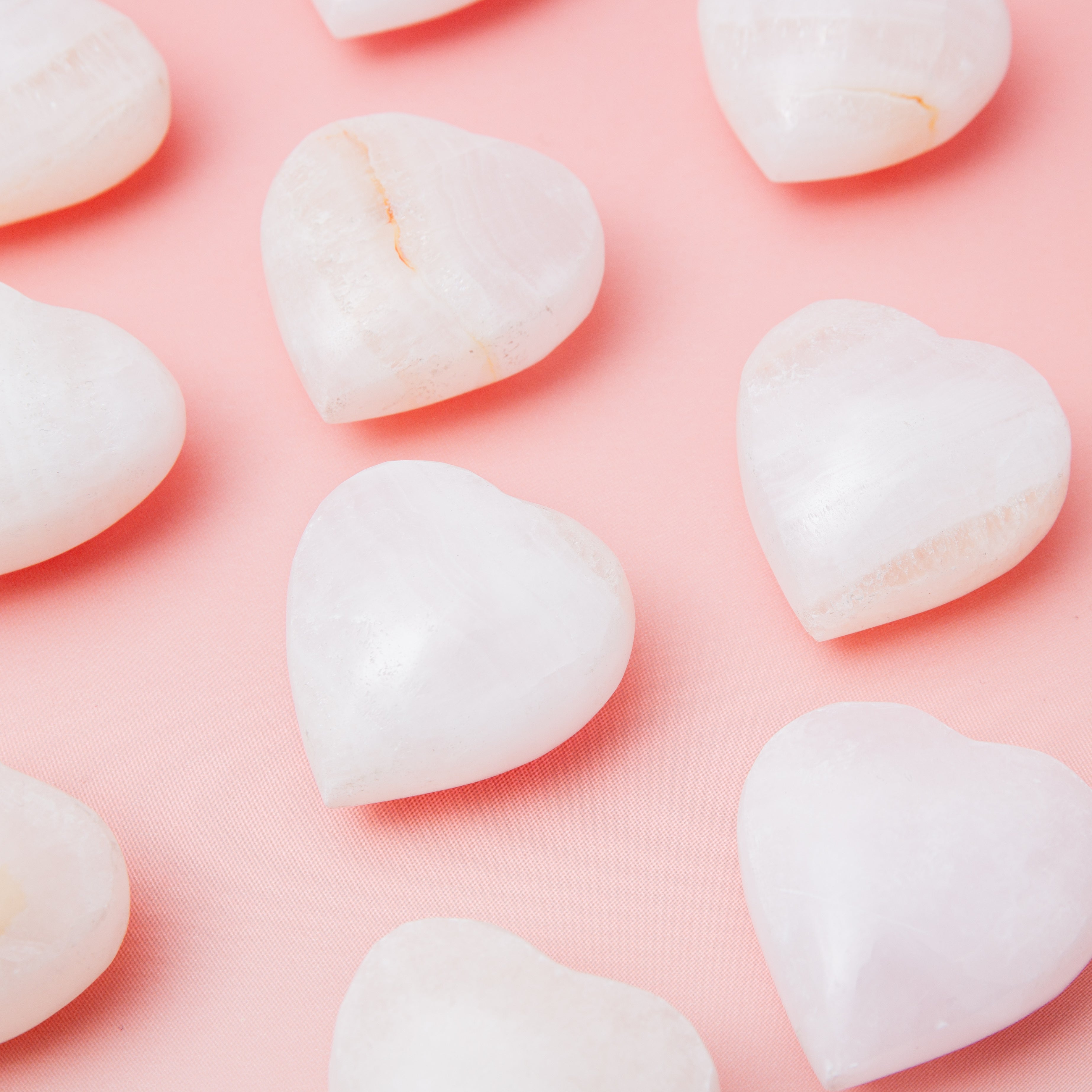 Mangano Calcite Heart - 4cm