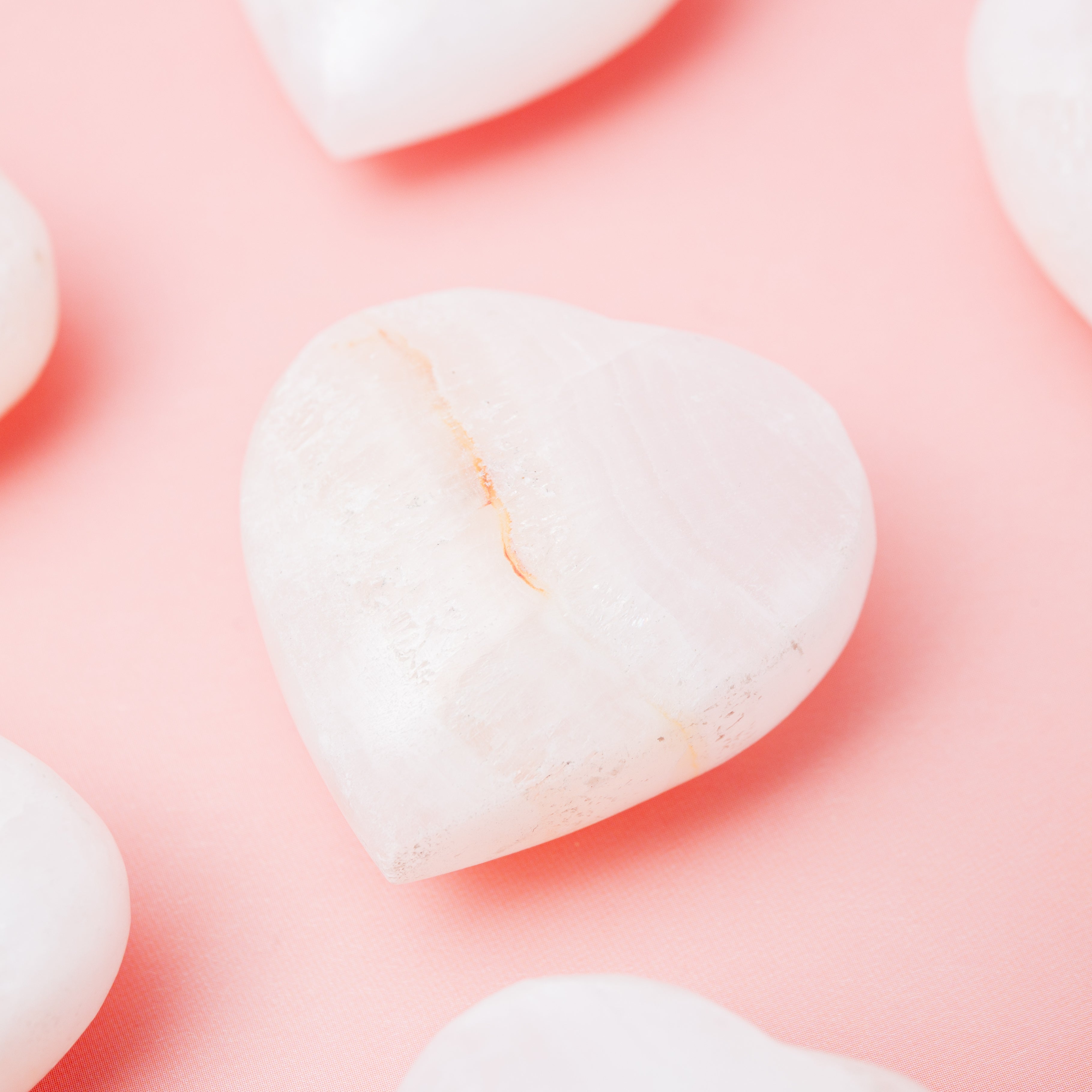 Mangano Calcite Heart - 4cm