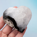 Volcanic Agate Heart - 6cm/139g (B)