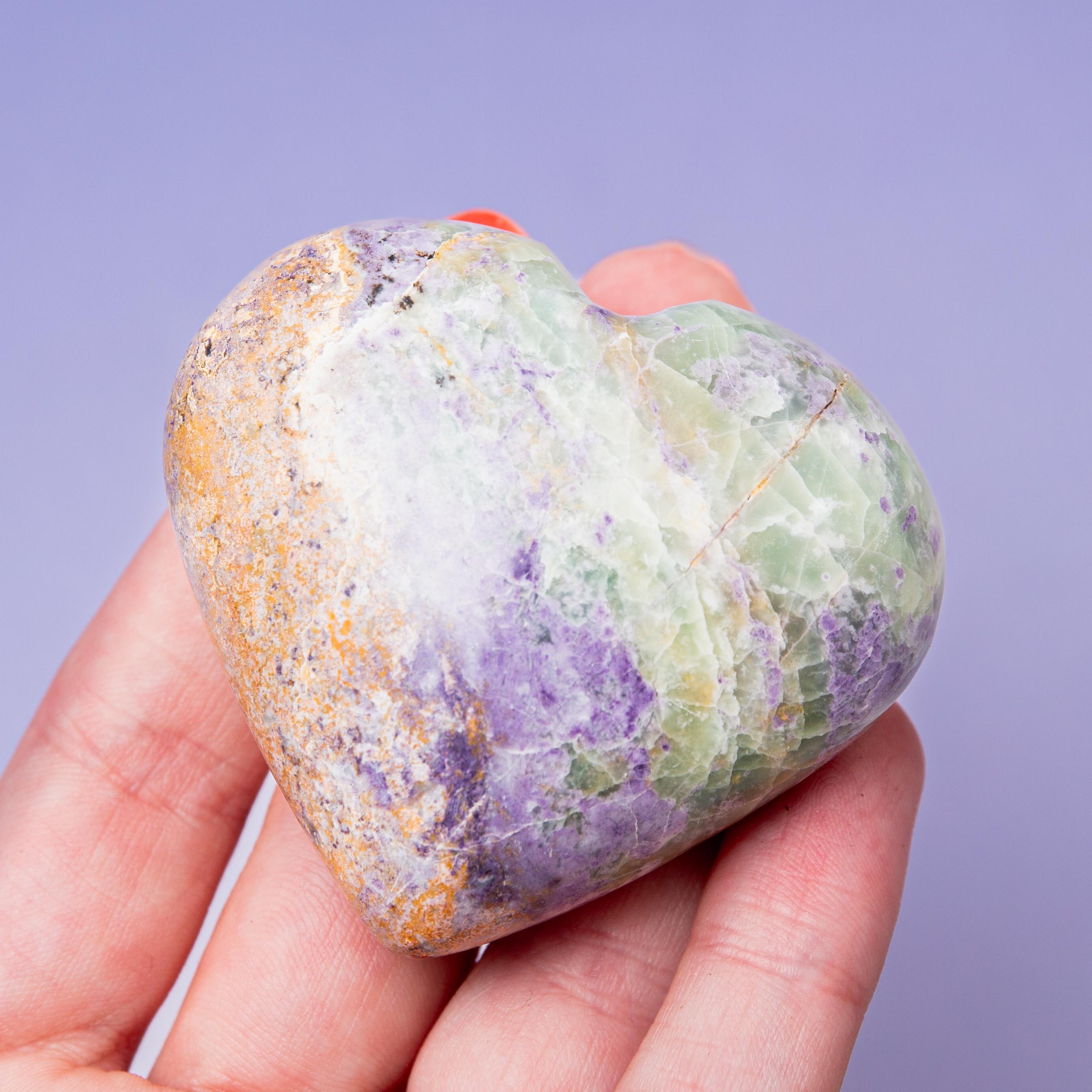 Bolivianite Heart - 5cm/101g A