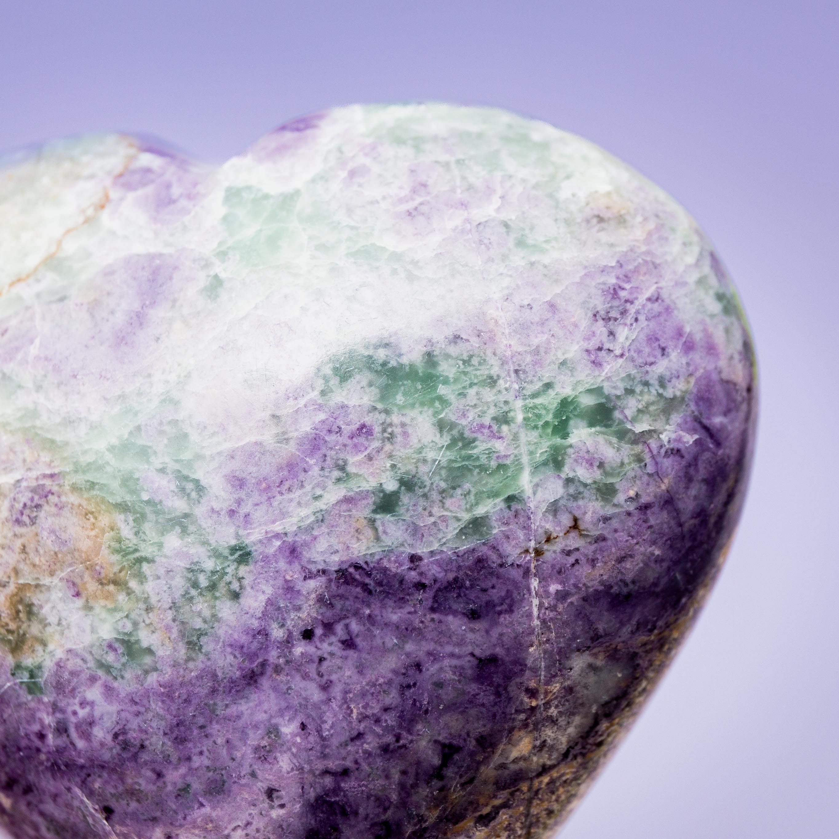 Bolivianite Heart - 5cm/74g B