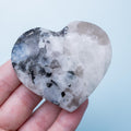 White Moonstone Heart - 96g/6cm (A)